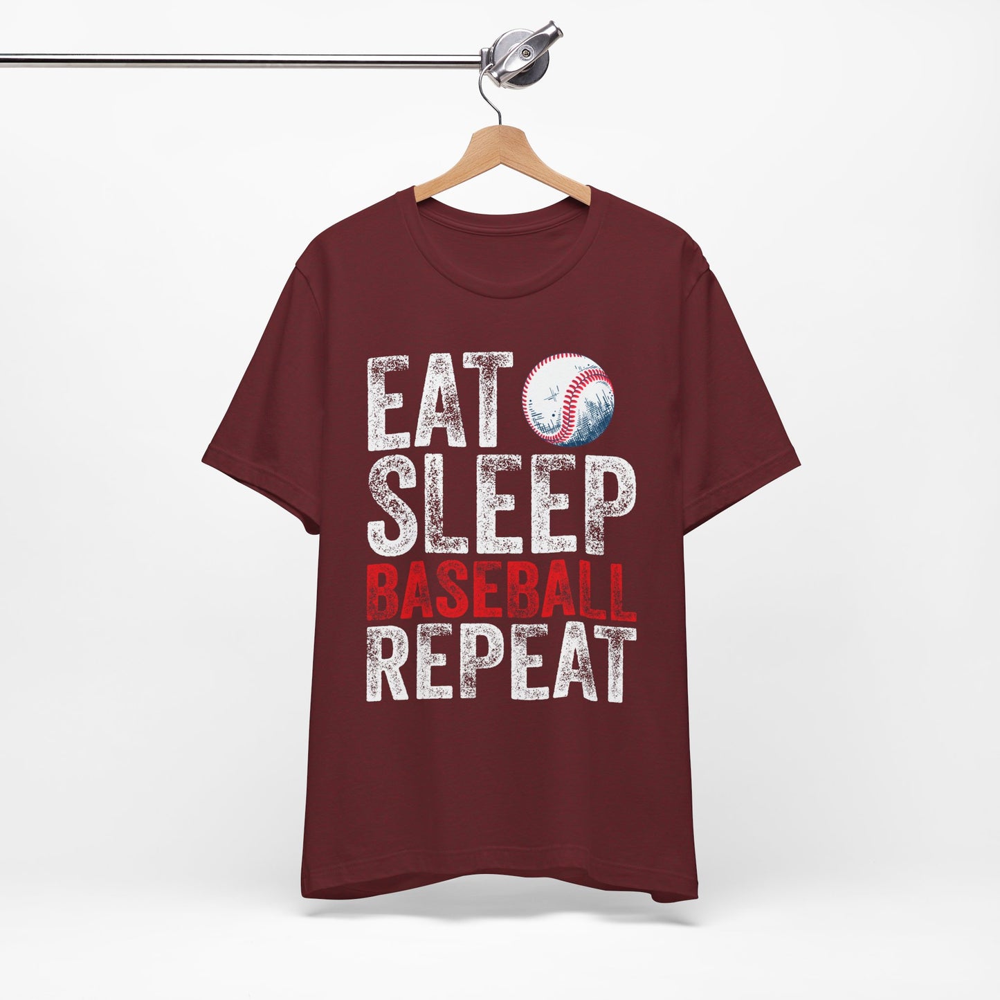 Eat Sleep Baseball Repeat Unisex Tee