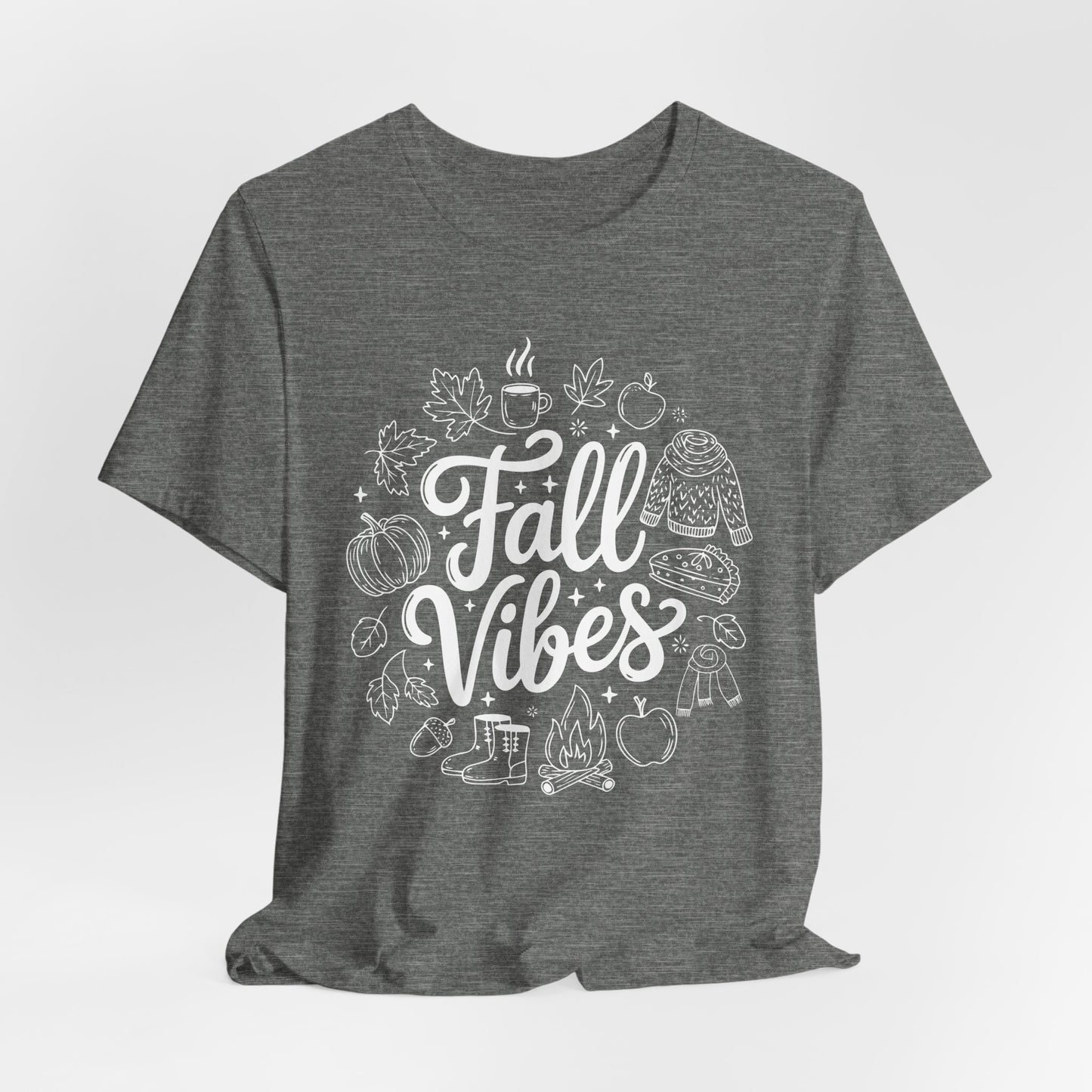 Fall Vibes Unisex Tee - Cozy Autumn T-shirt