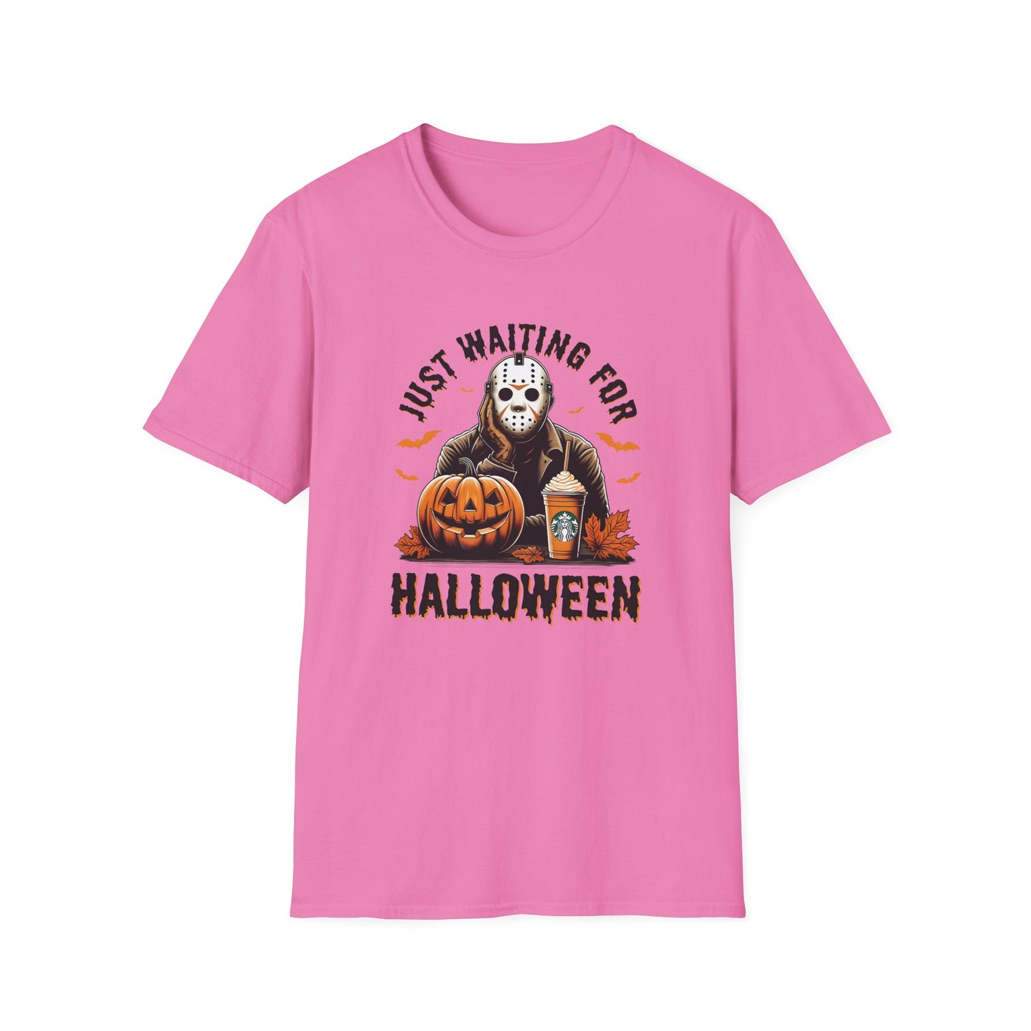 Just Waiting for Halloween Movie Graphic Tee, Unisex Softstyle T-Shirt