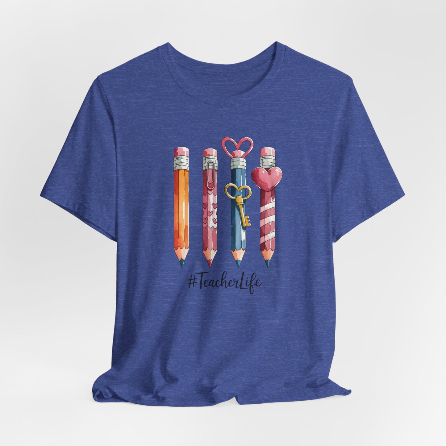 Teacher Life Pencil- Bella Canvas Tshirt