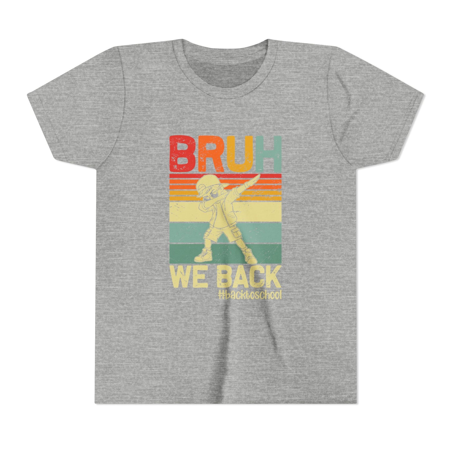 Retro Youth Tee - 'BRUH WE BACK' 80s Inspired Back to School