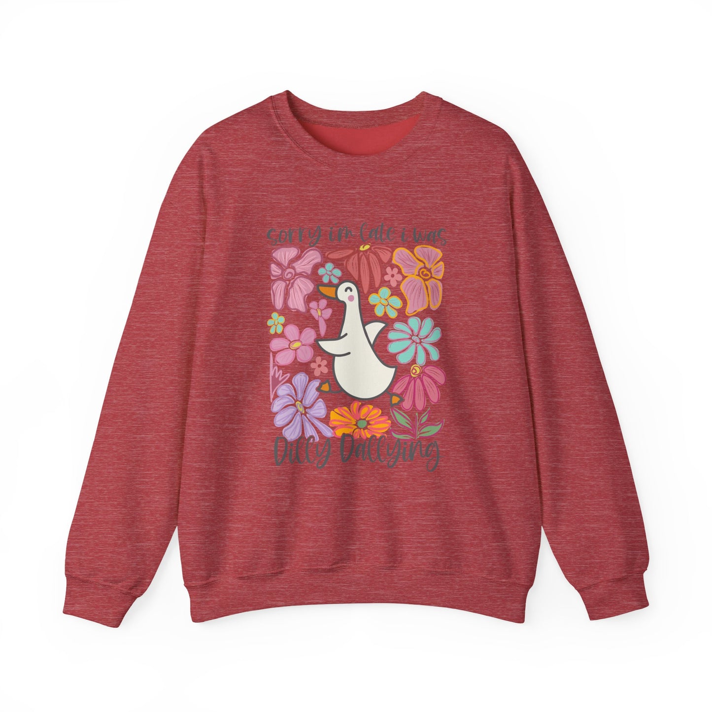 Goose Dilly Dallying Gildan Crewneck Sweatshirt