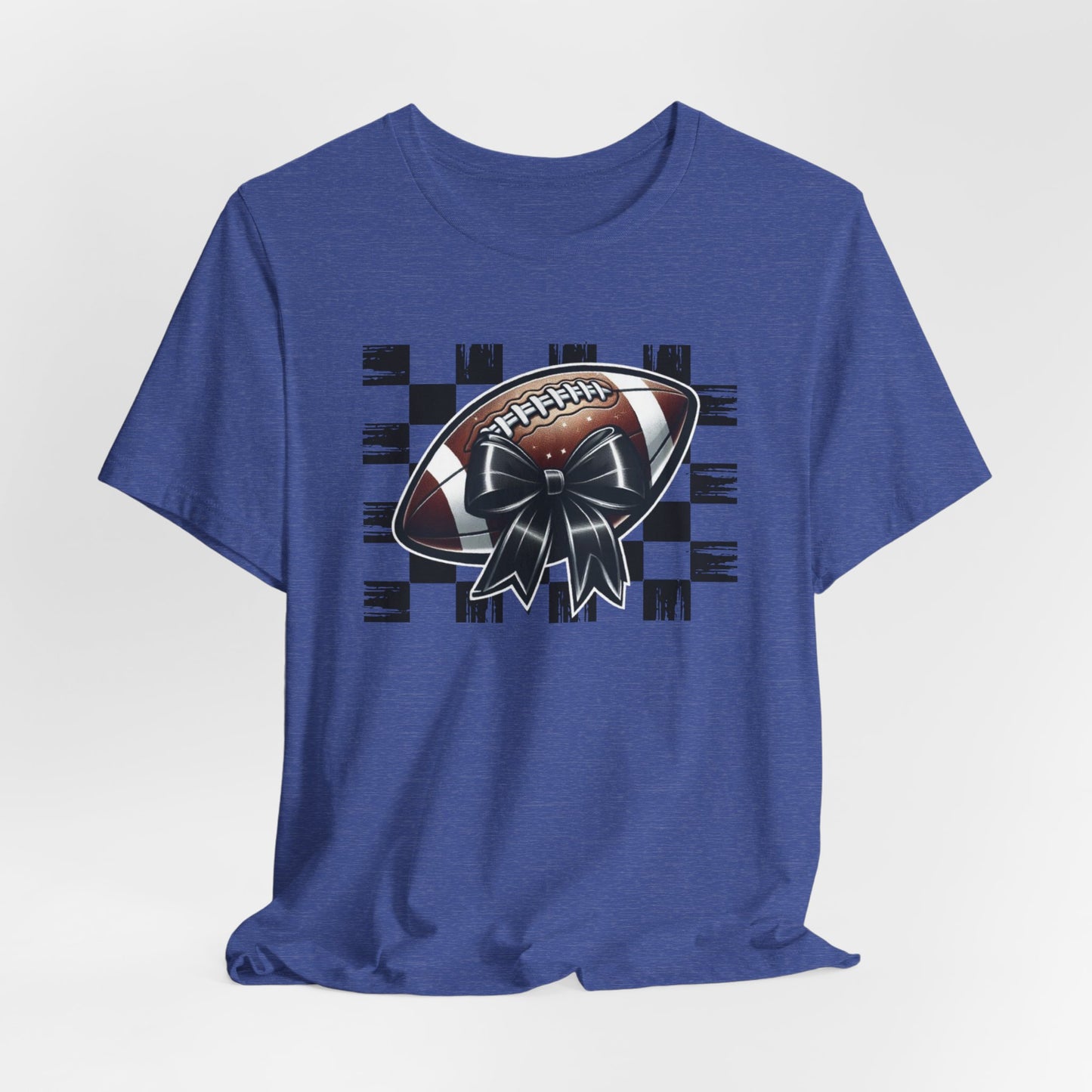 Football Checkered Pattern Tee