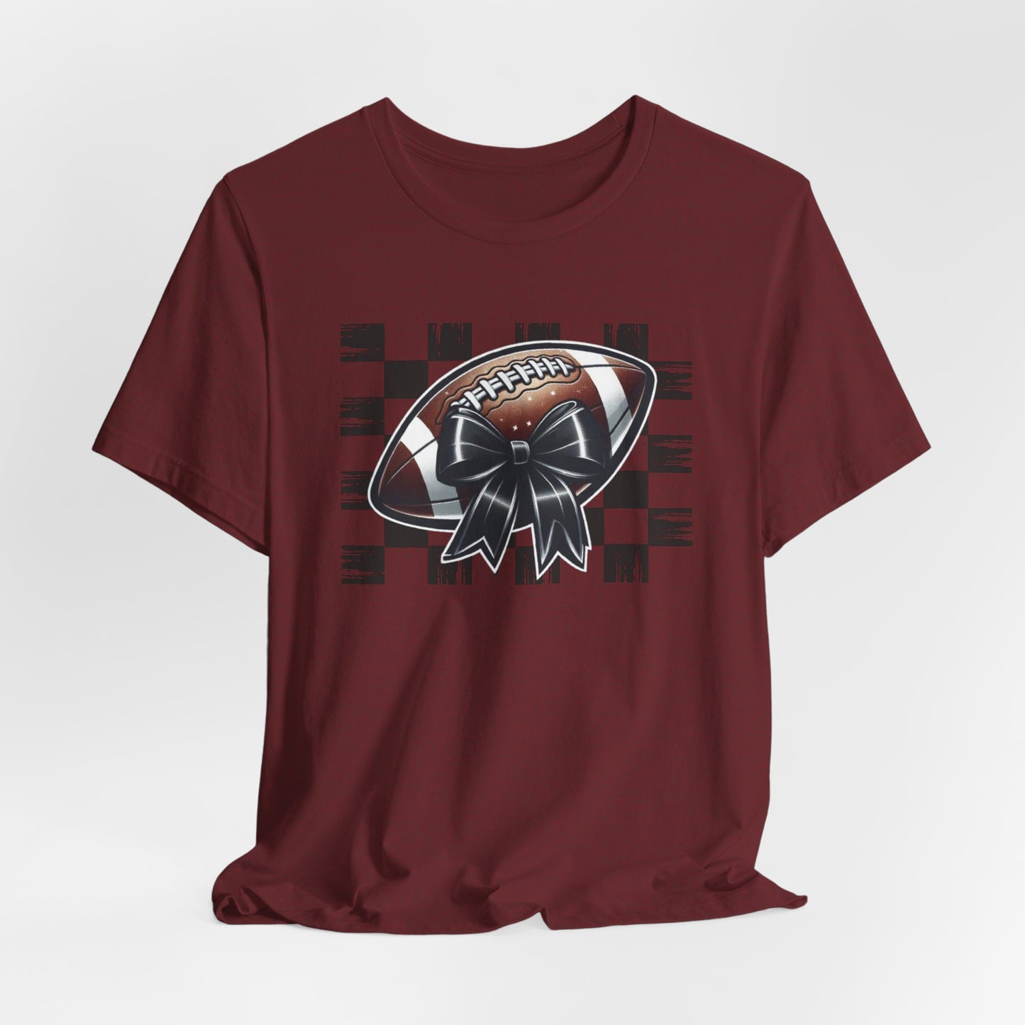 Football Checkered Pattern Tee