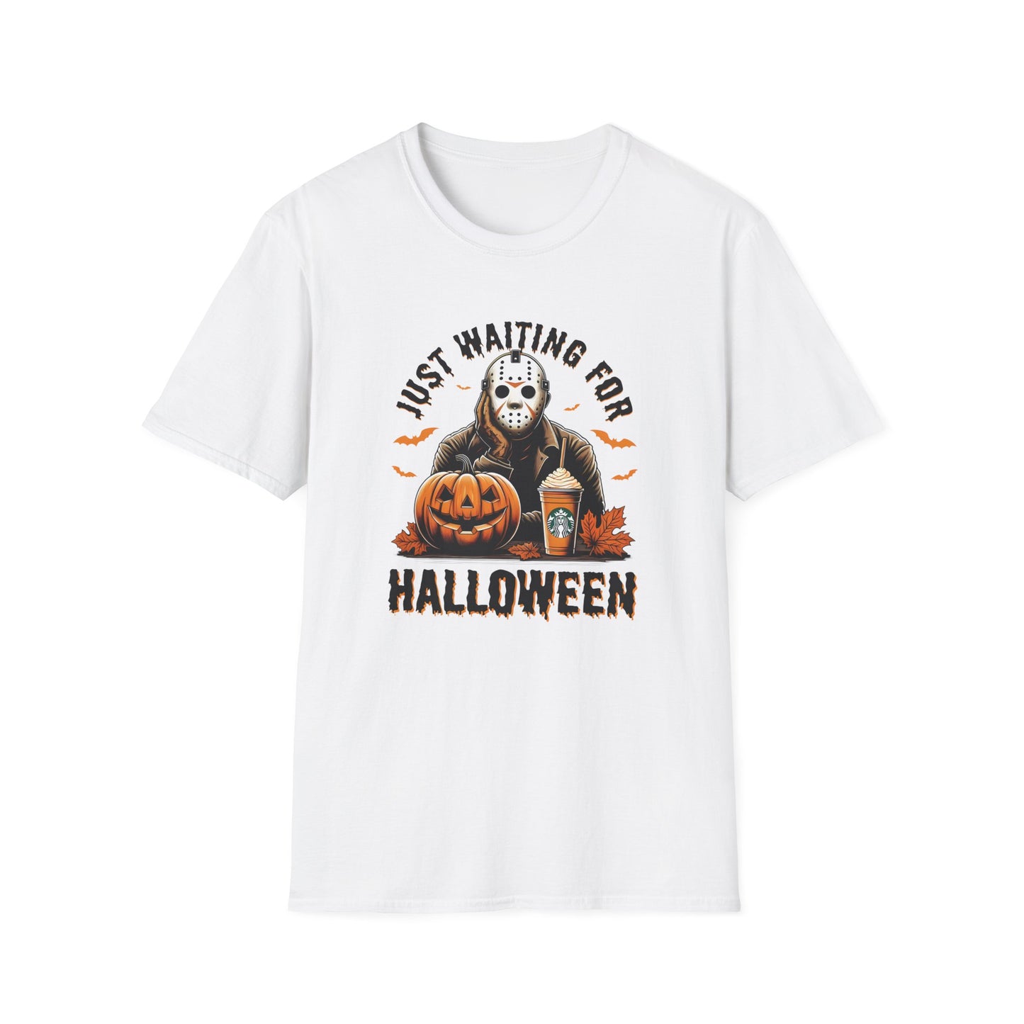 Just Waiting for Halloween Movie Graphic Tee, Unisex Softstyle T-Shirt