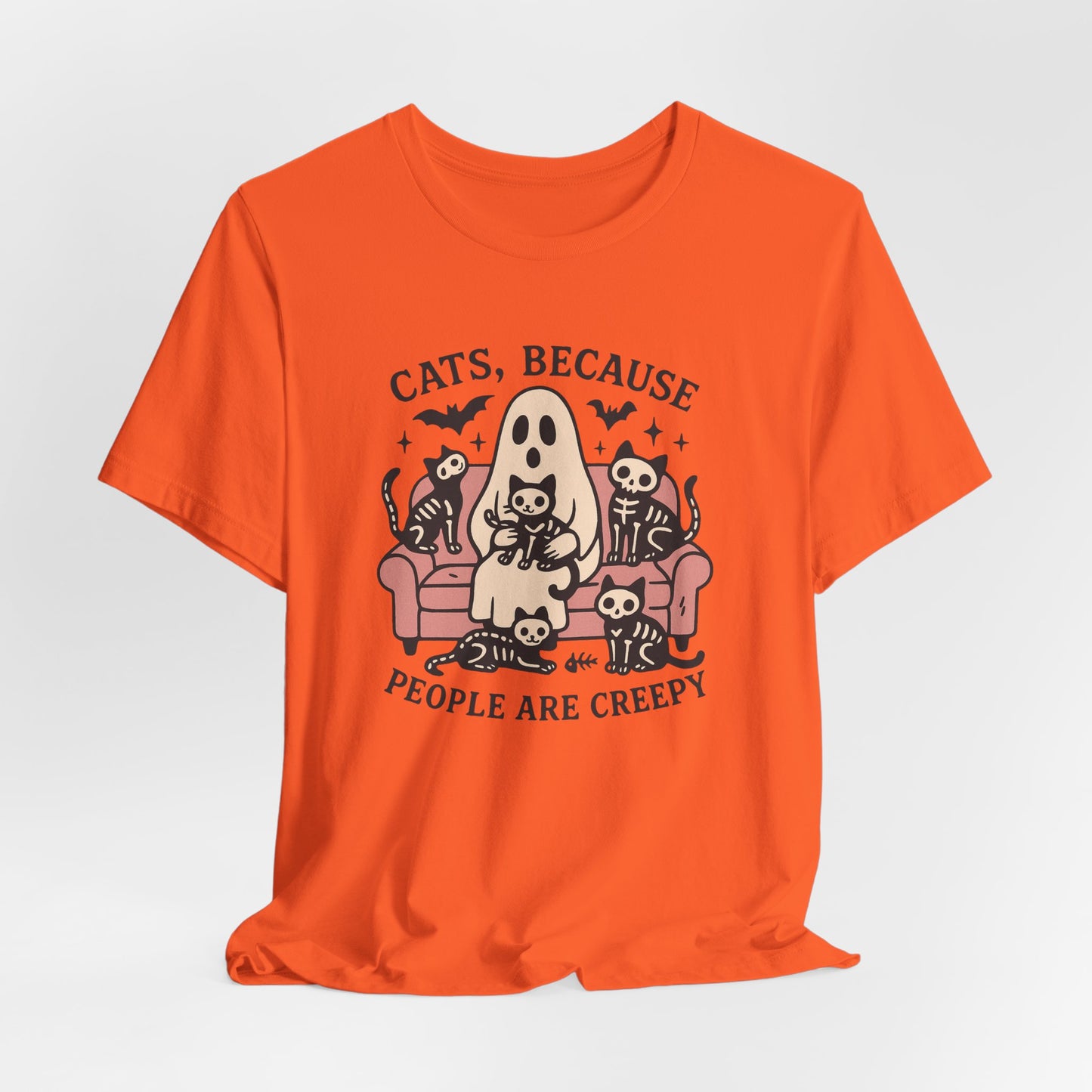 Cats because People are Creepy Bella Canvas Unisex Tee