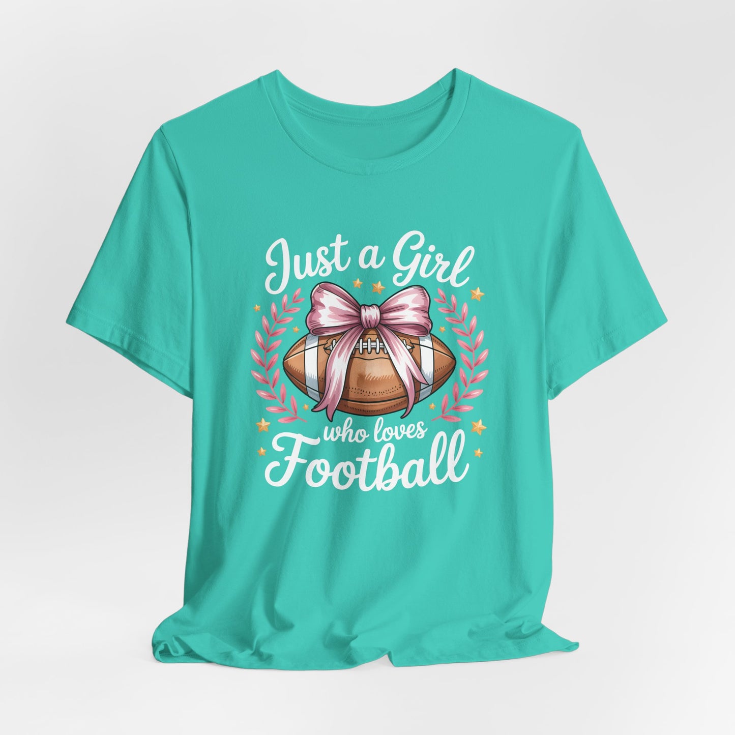 Just a Girl Who Loves Football Tee