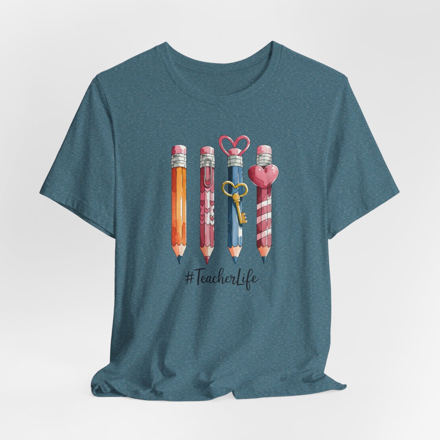 Teacher Life Pencil- Bella Canvas Tshirt