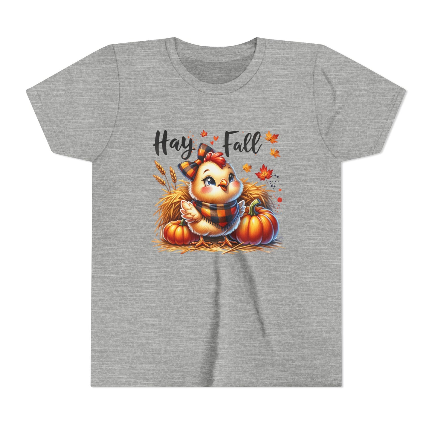 Hay Fall! Chick- Bella Canvas Youth tshirt