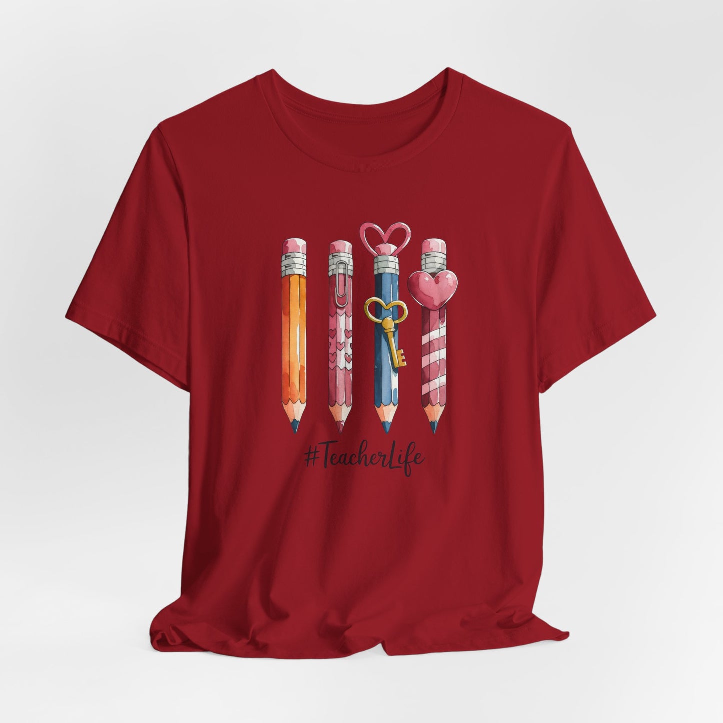 Teacher Life Pencil- Bella Canvas Tshirt