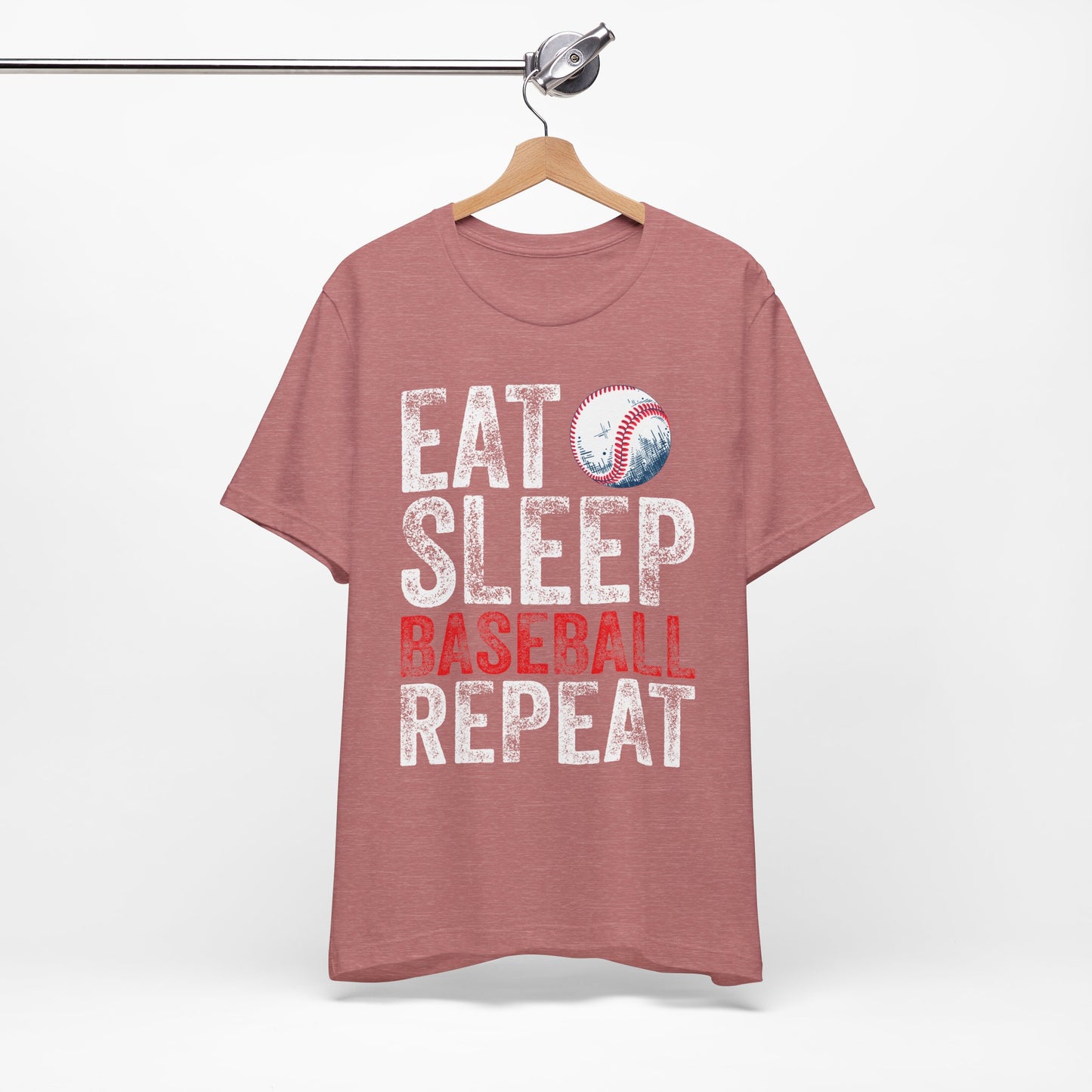 Eat Sleep Baseball Repeat Unisex Tee