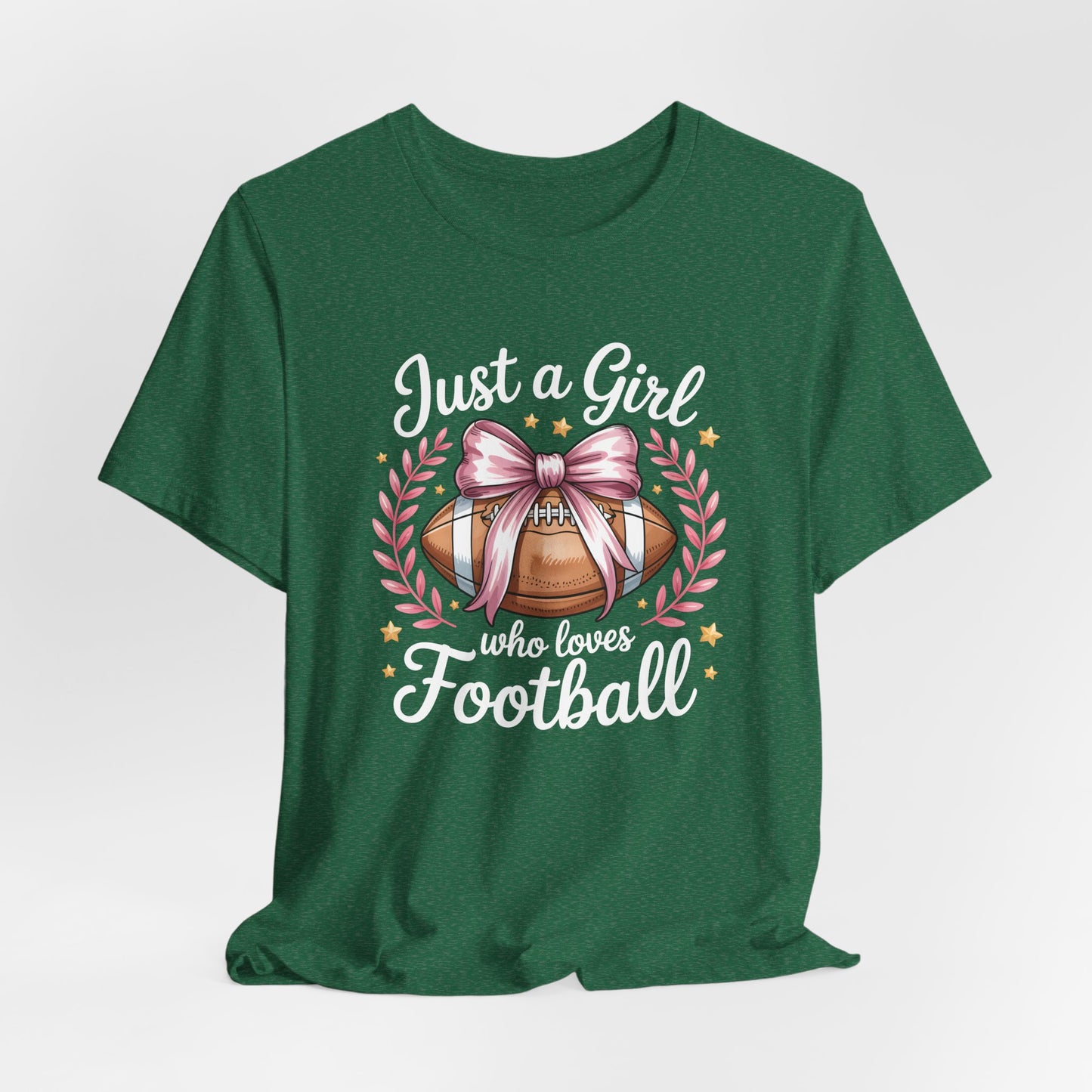 Just a Girl Who Loves Football Tee