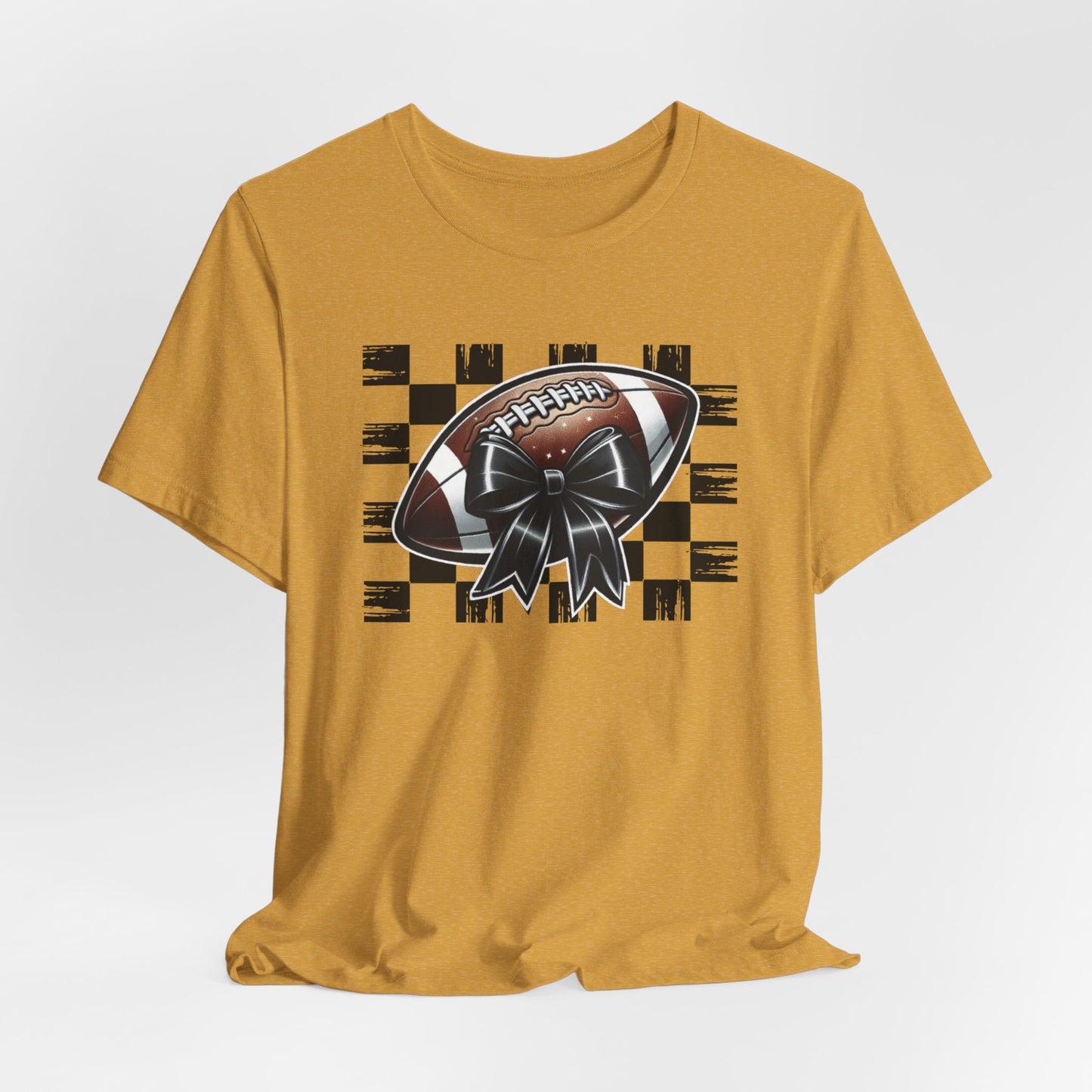 Football Checkered Pattern Tee