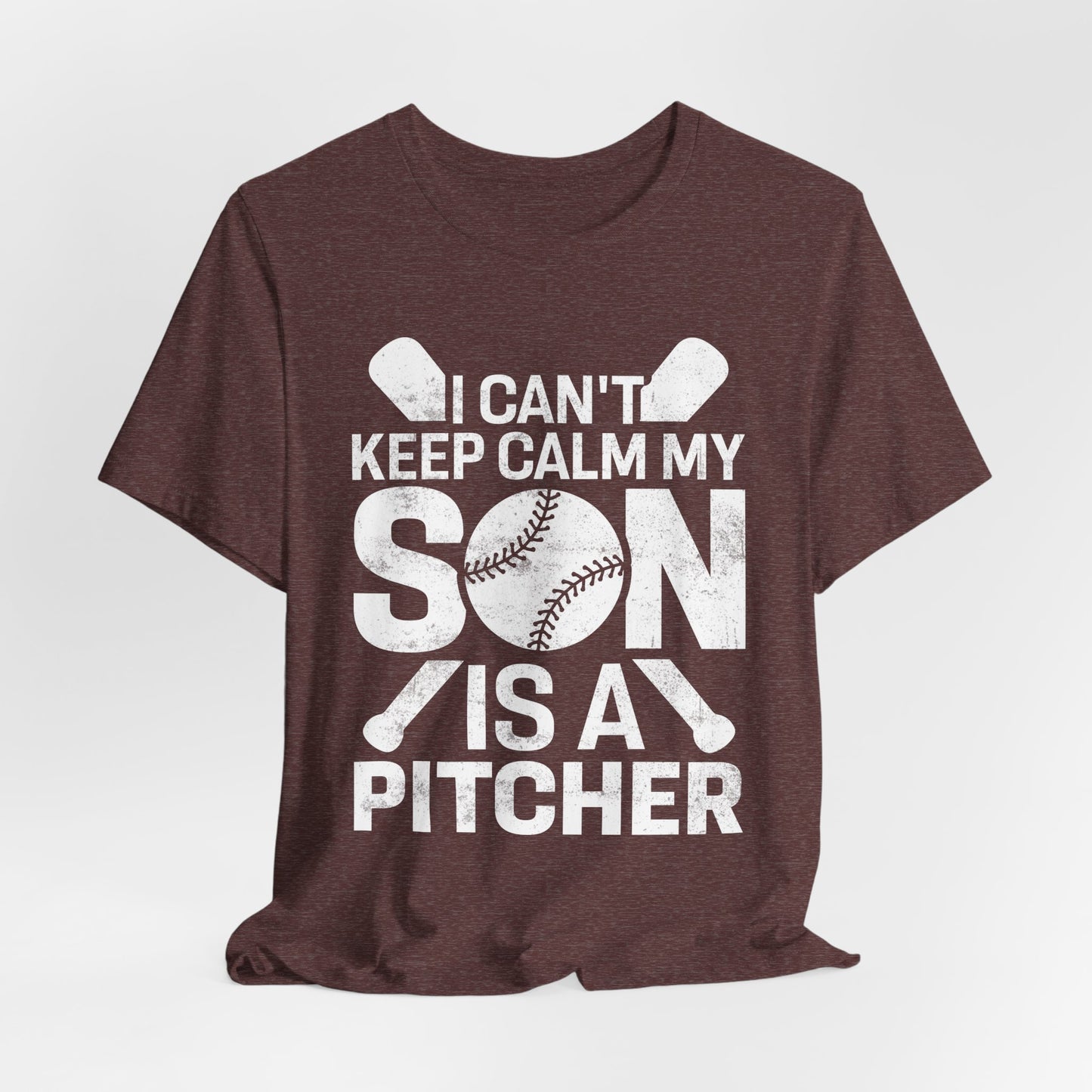 Baseball Mom Tee - 'I Can't Keep Calm My Son Is A Pitcher'