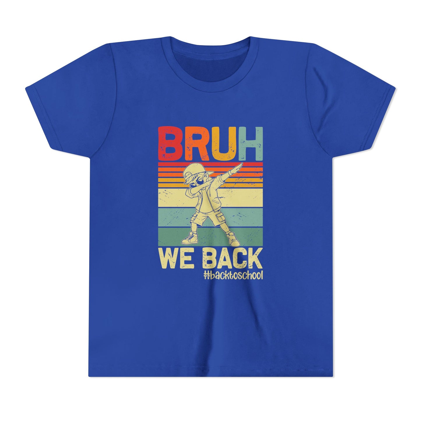 Retro Youth Tee - 'BRUH WE BACK' 80s Inspired Back to School