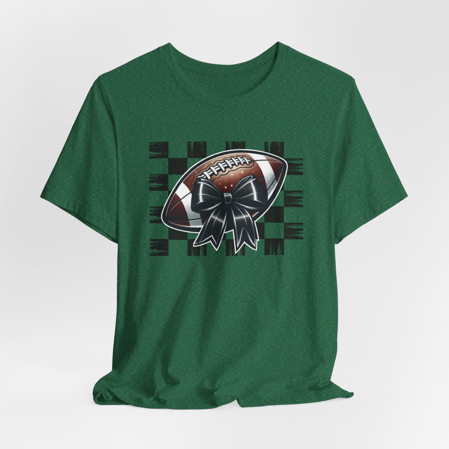 Football Checkered Pattern Tee