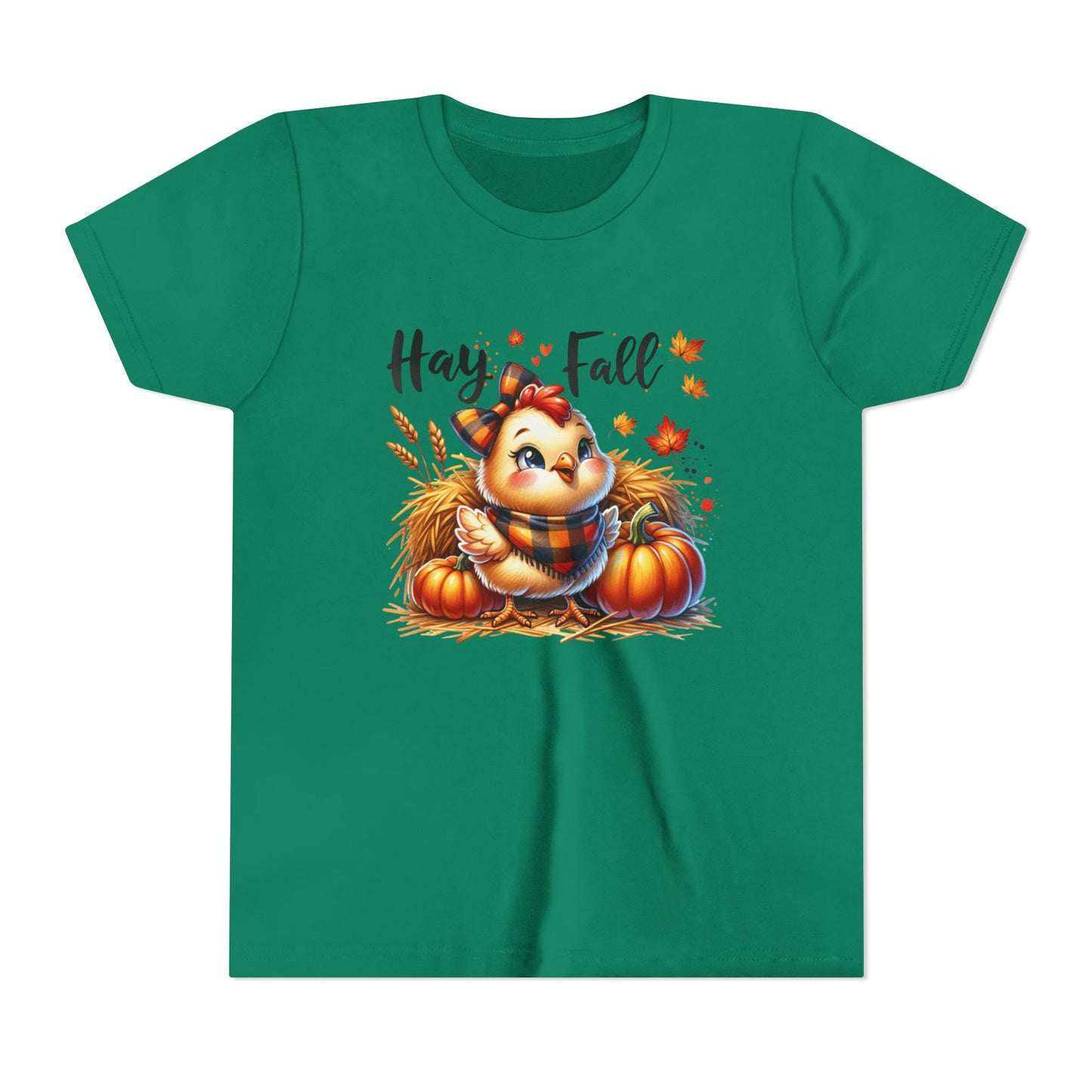 Hay Fall! Chick- Bella Canvas Youth tshirt