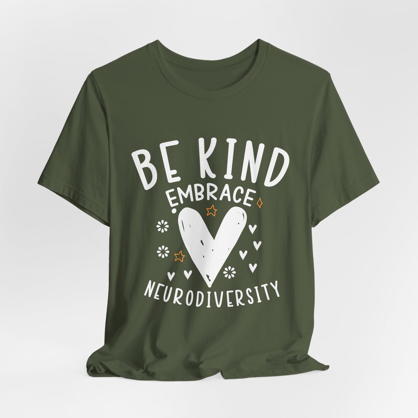 Be Kind Neurodiversity Tee - Unisex Short Sleeve Shirt