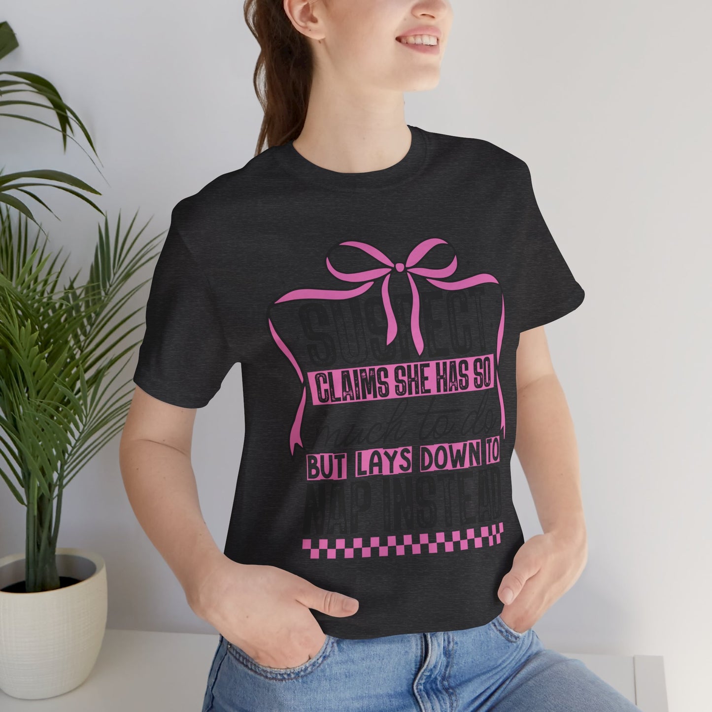 Funny Nap Instead Tee, Unisex Jersey Short Sleeve Shirt