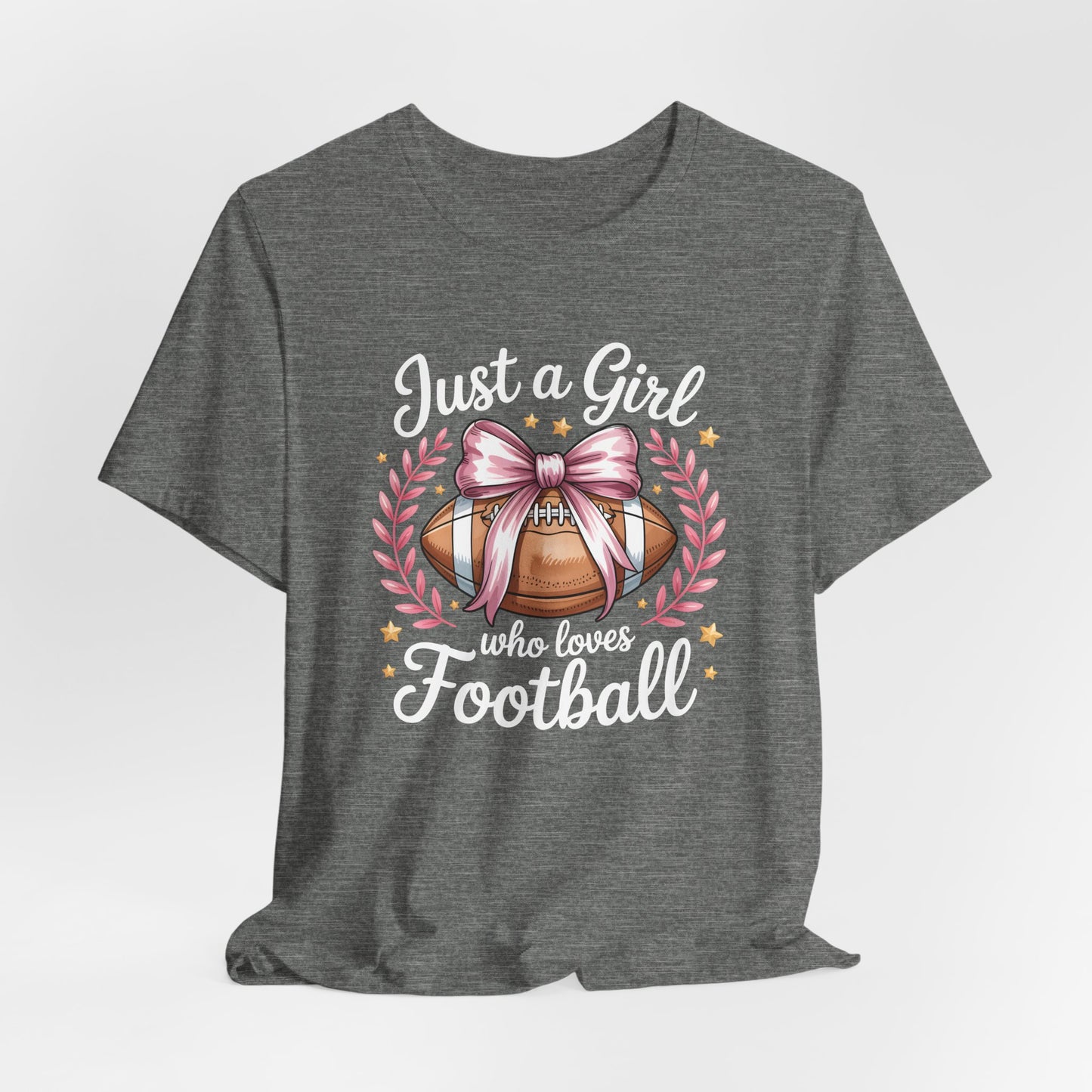 Just a Girl Who Loves Football Tee
