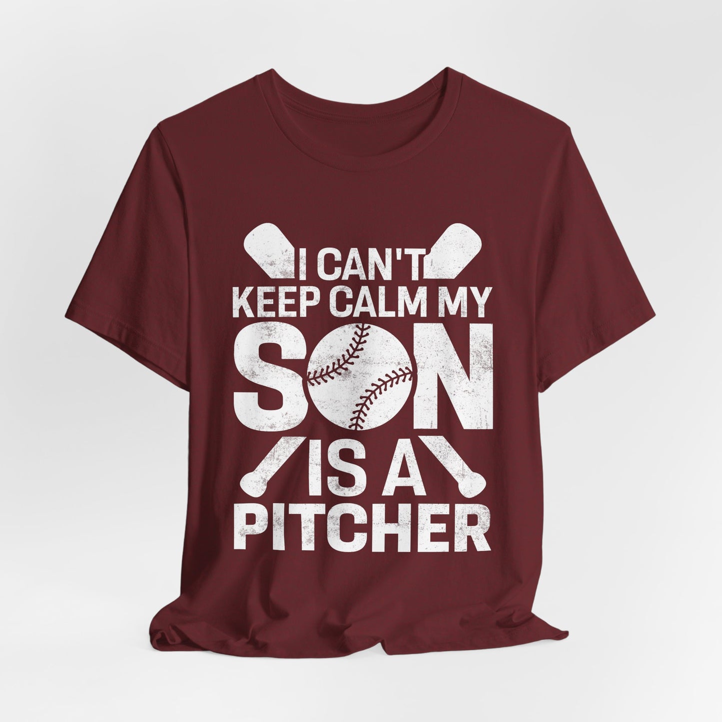 Baseball Mom Tee - 'I Can't Keep Calm My Son Is A Pitcher'