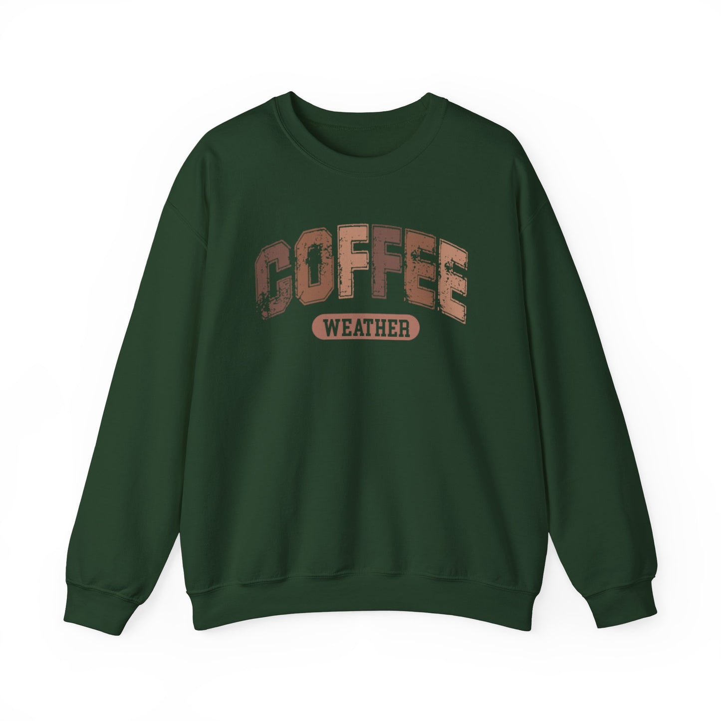 Coffee Weather Gildan Crewneck Sweatshirt
