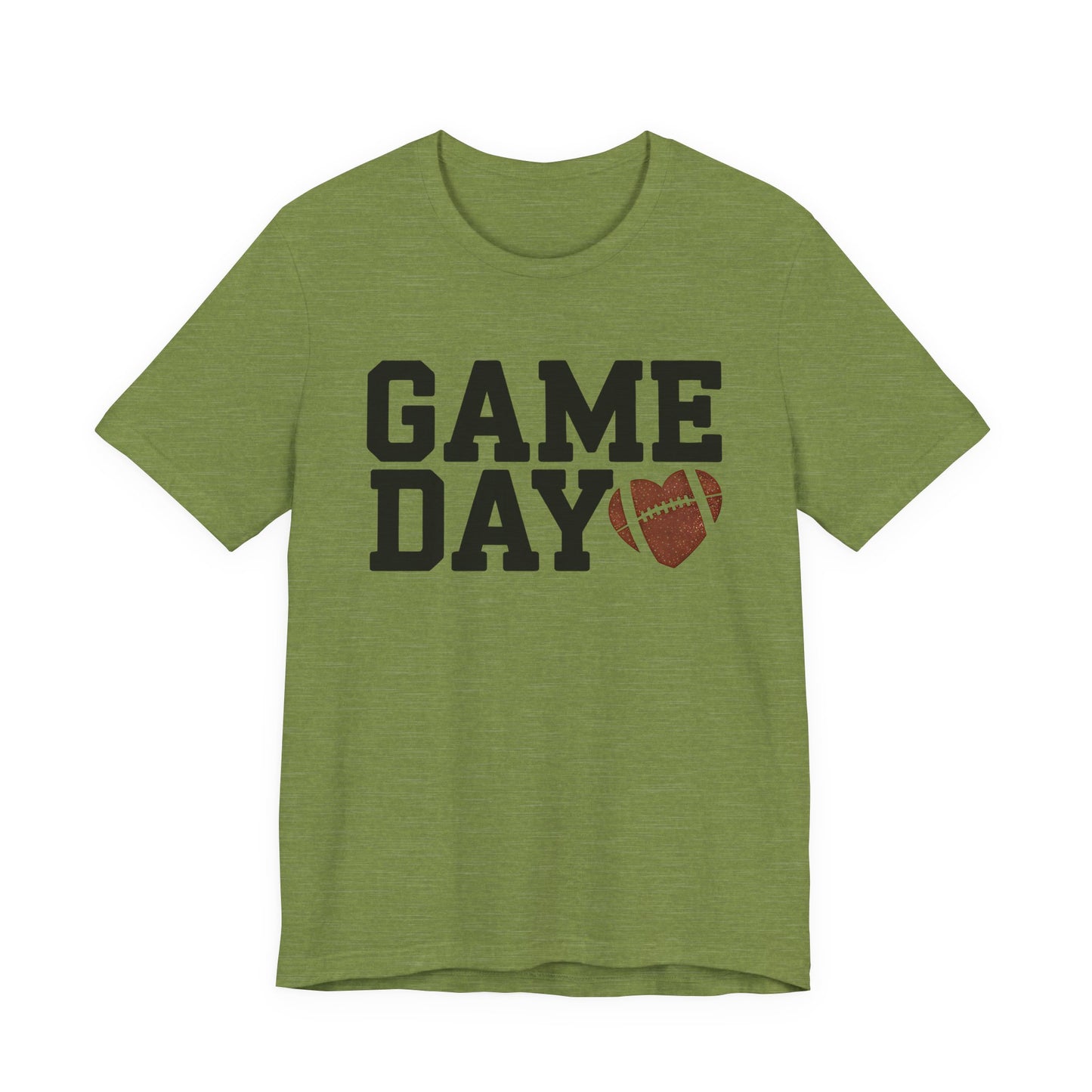 Game Day Football Heart Unisex Tee