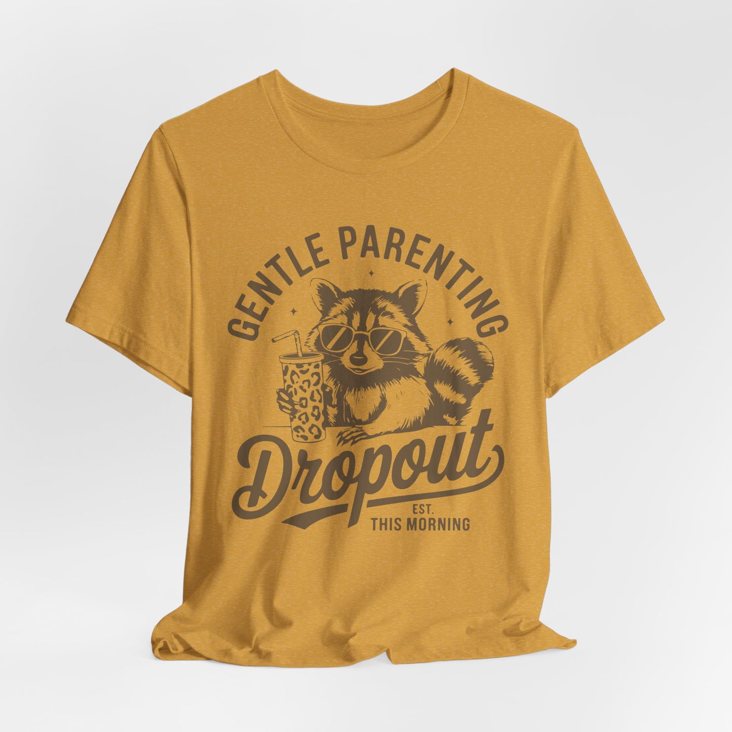 Gentle Parenting Raccoon Tee - Unisex Jersey Short Sleeve T-Shirt