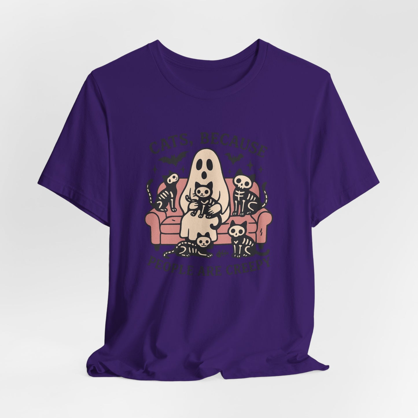 Cats because People are Creepy Bella Canvas Unisex Tee
