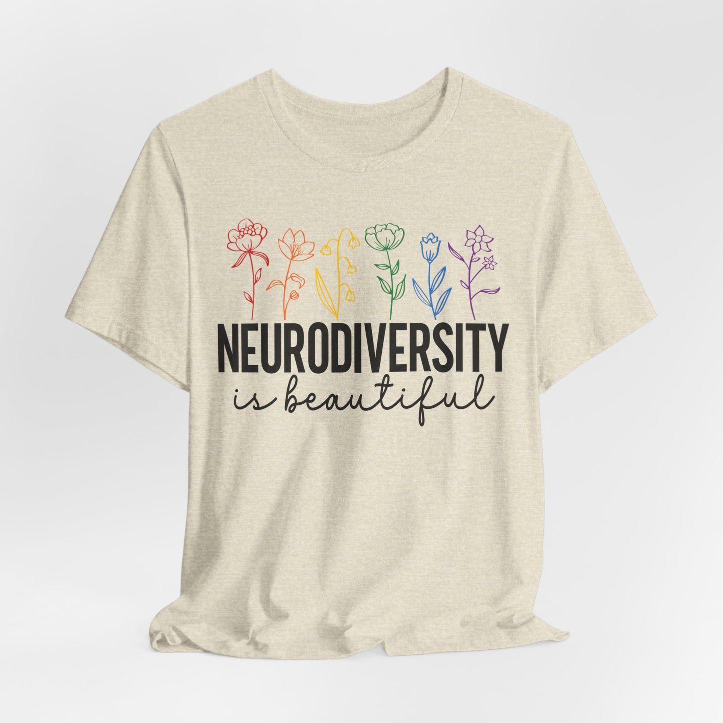 Neurodiversity is Beautiful Tee - Unisex Short Sleeve T-Shirt