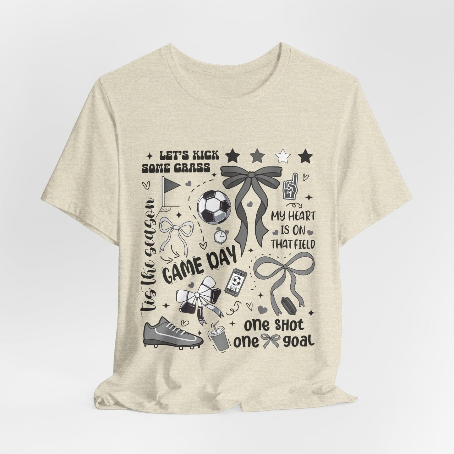 Soccer Game Day Collage Bella Canvas Tee