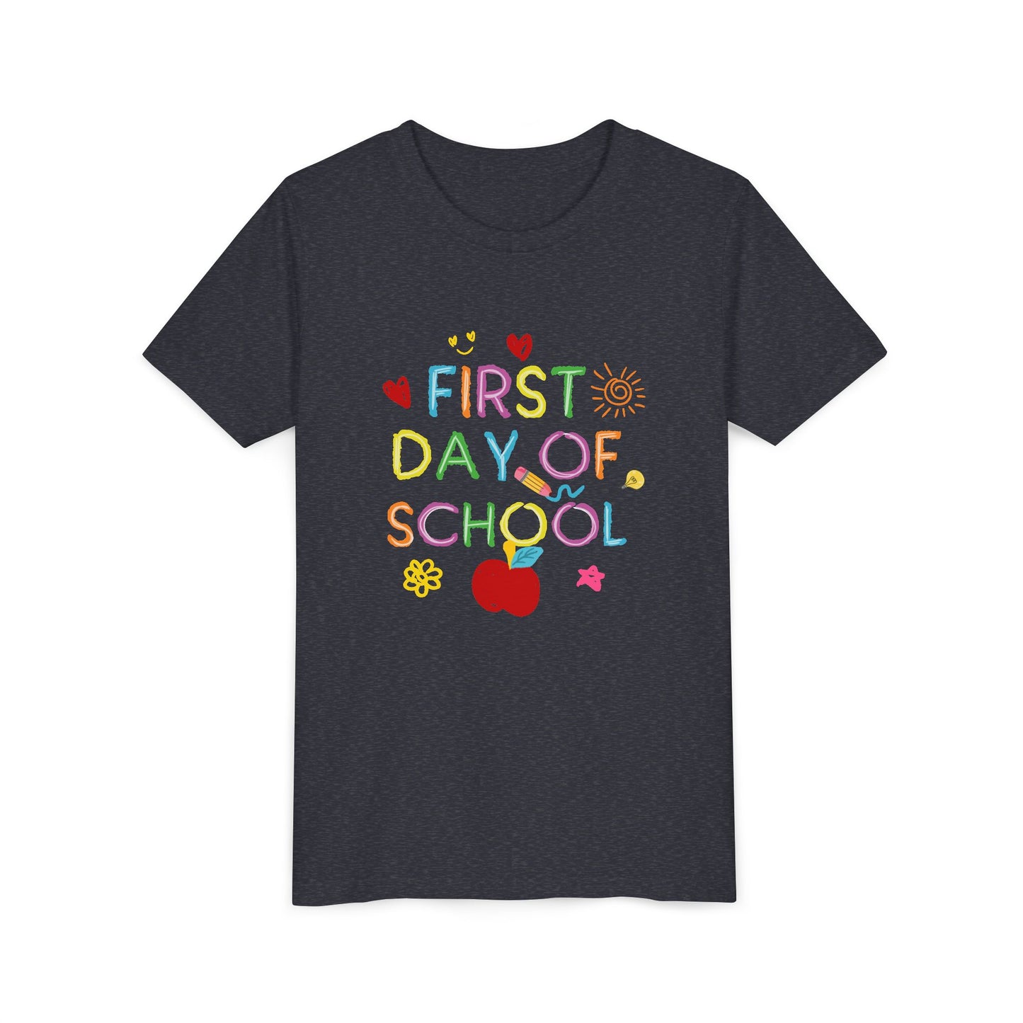 Back to School Youth Tee, First Day of School Shirt