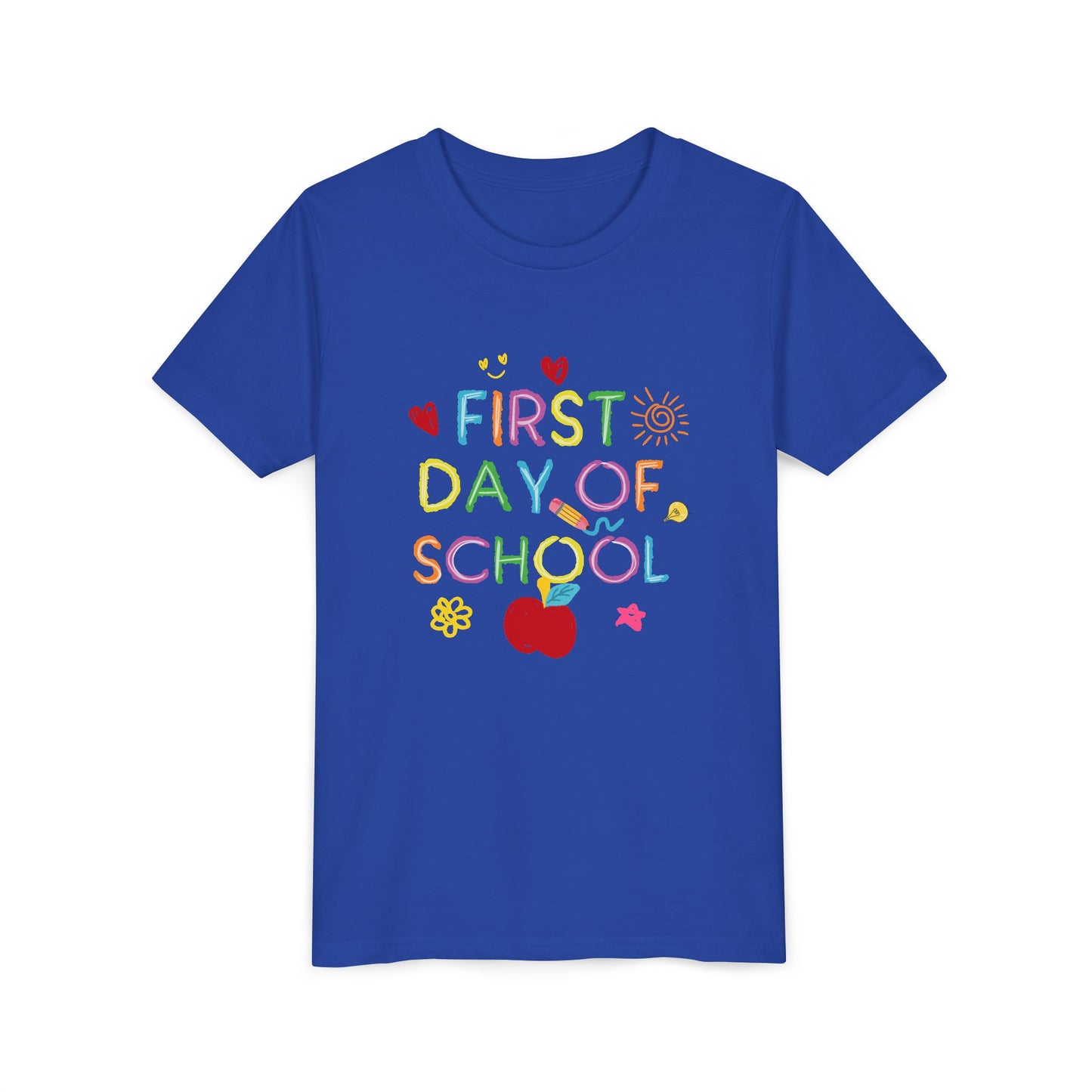 Back to School Youth Tee, First Day of School Shirt