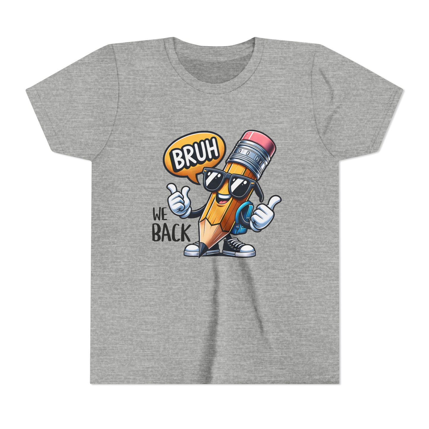 Cool Youth Tee with Fun Pencil Graphic - Perfect for Back to School