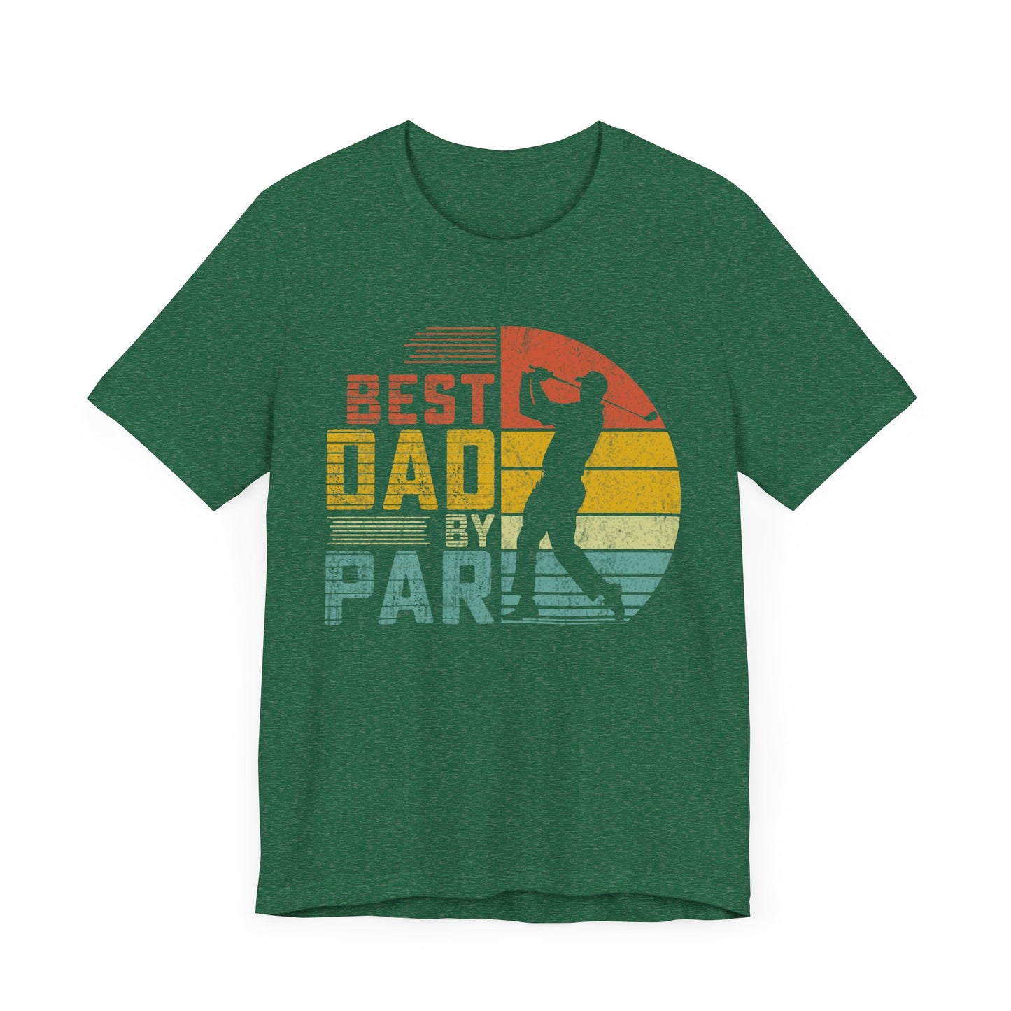 Best Dad By Par Tee - Fun Unisex Jersey T-Shirt