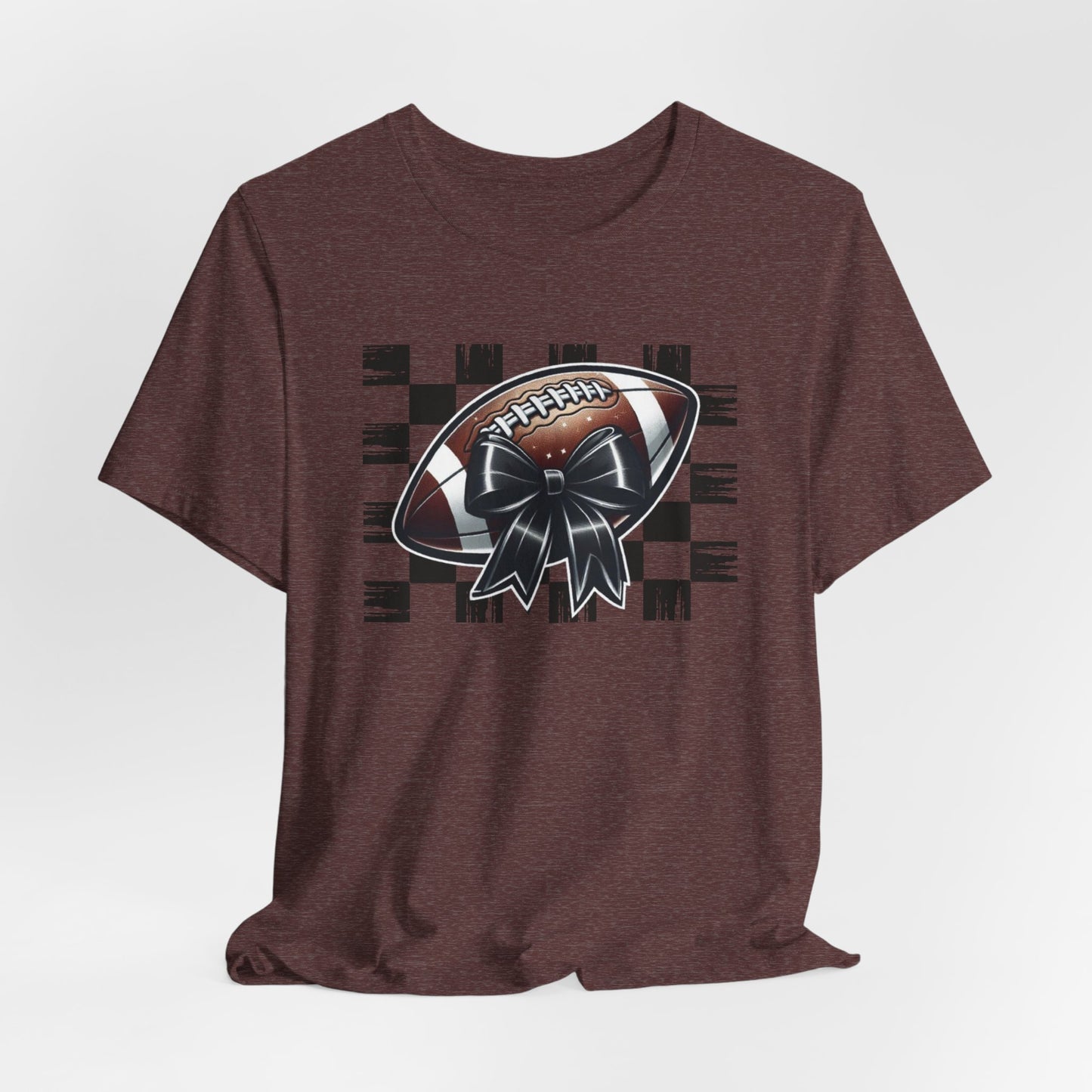 Football Checkered Pattern Tee