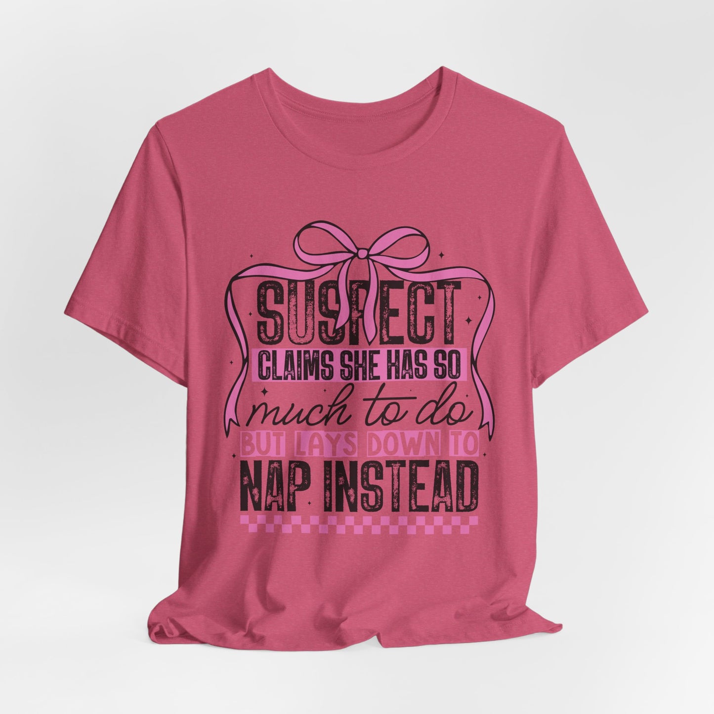 Funny Nap Instead Tee, Unisex Jersey Short Sleeve Shirt