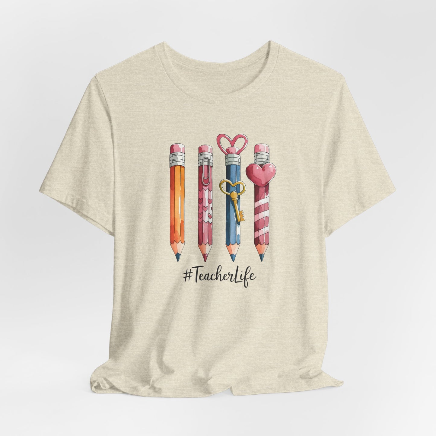 Teacher Life Pencil- Bella Canvas Tshirt