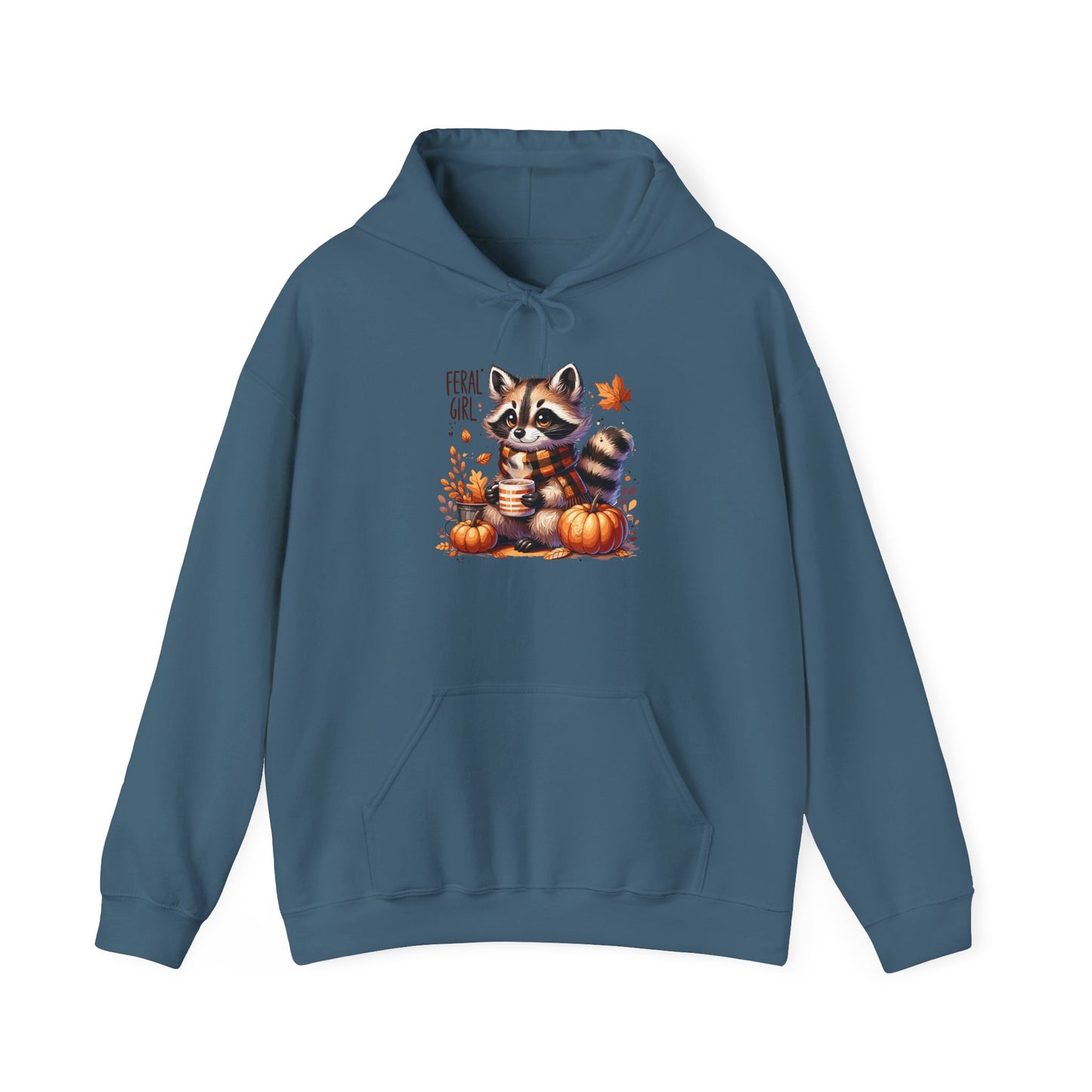 Autumn Feral Raccoon Hoodie