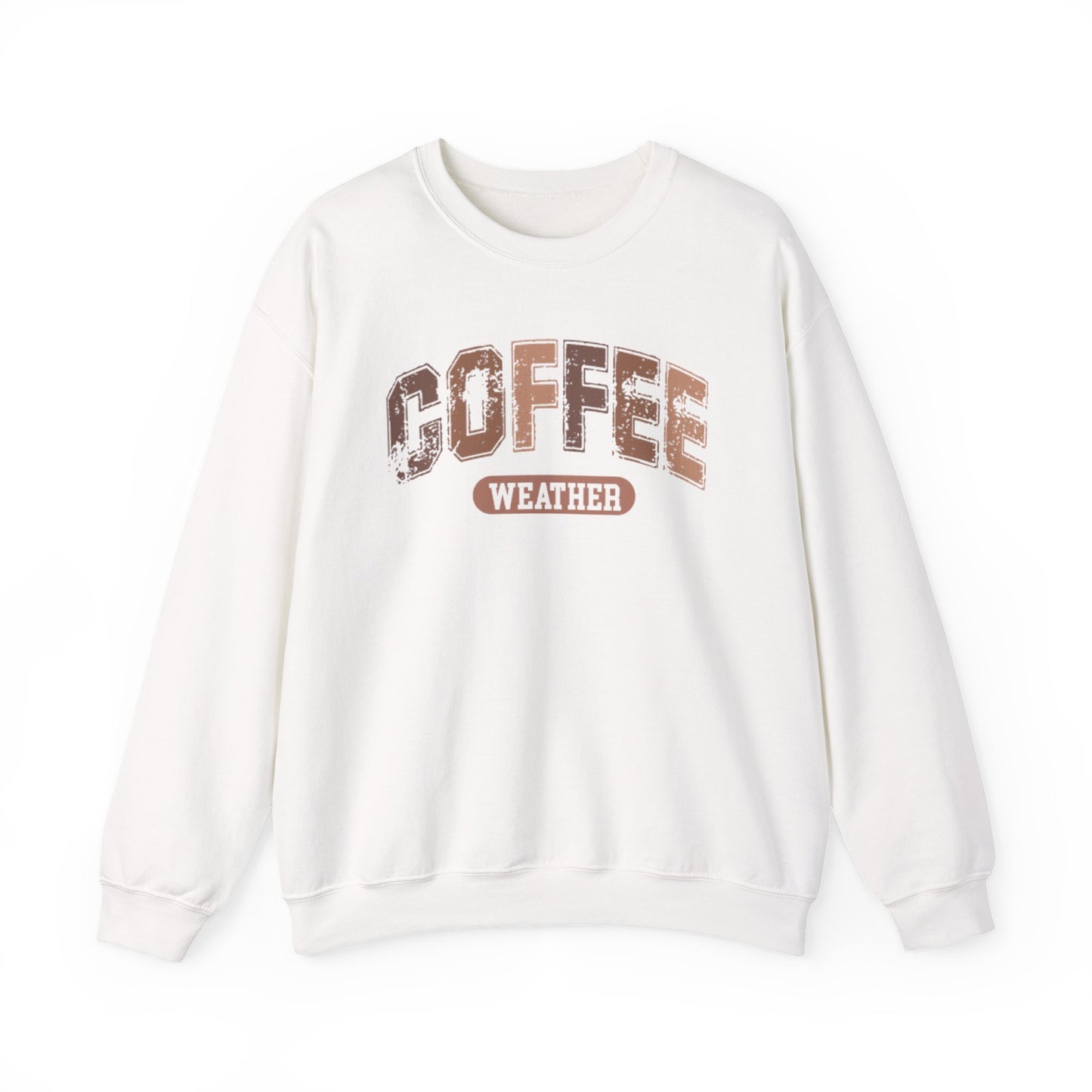 Coffee Weather Gildan Crewneck Sweatshirt