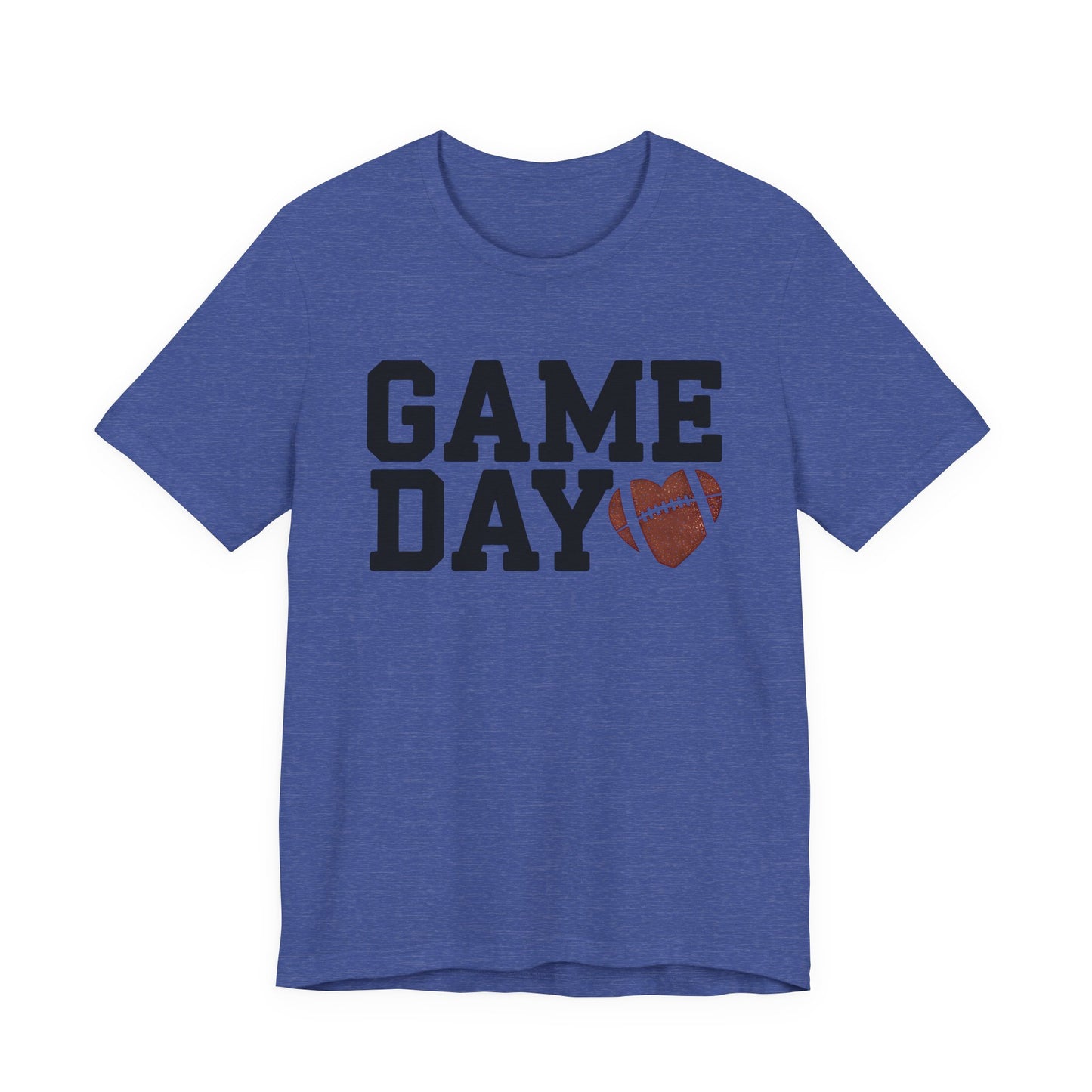 Game Day Football Heart Unisex Tee