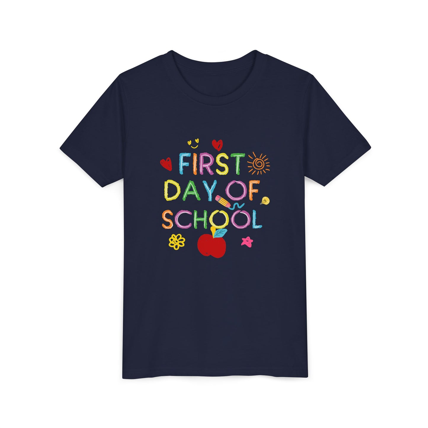 Back to School Youth Tee, First Day of School Shirt