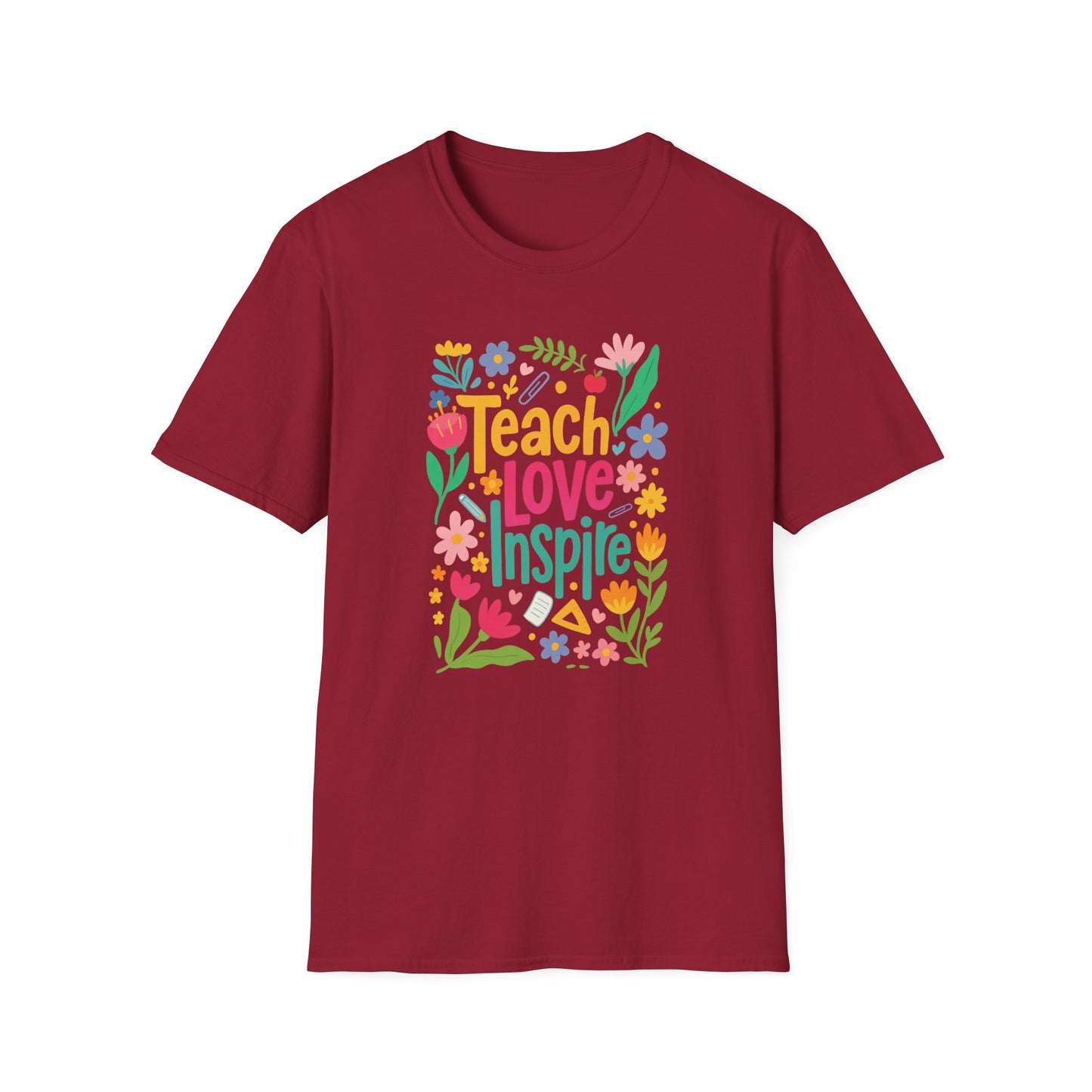 Teach Love Inspire Gildan Softstyle Tshirt