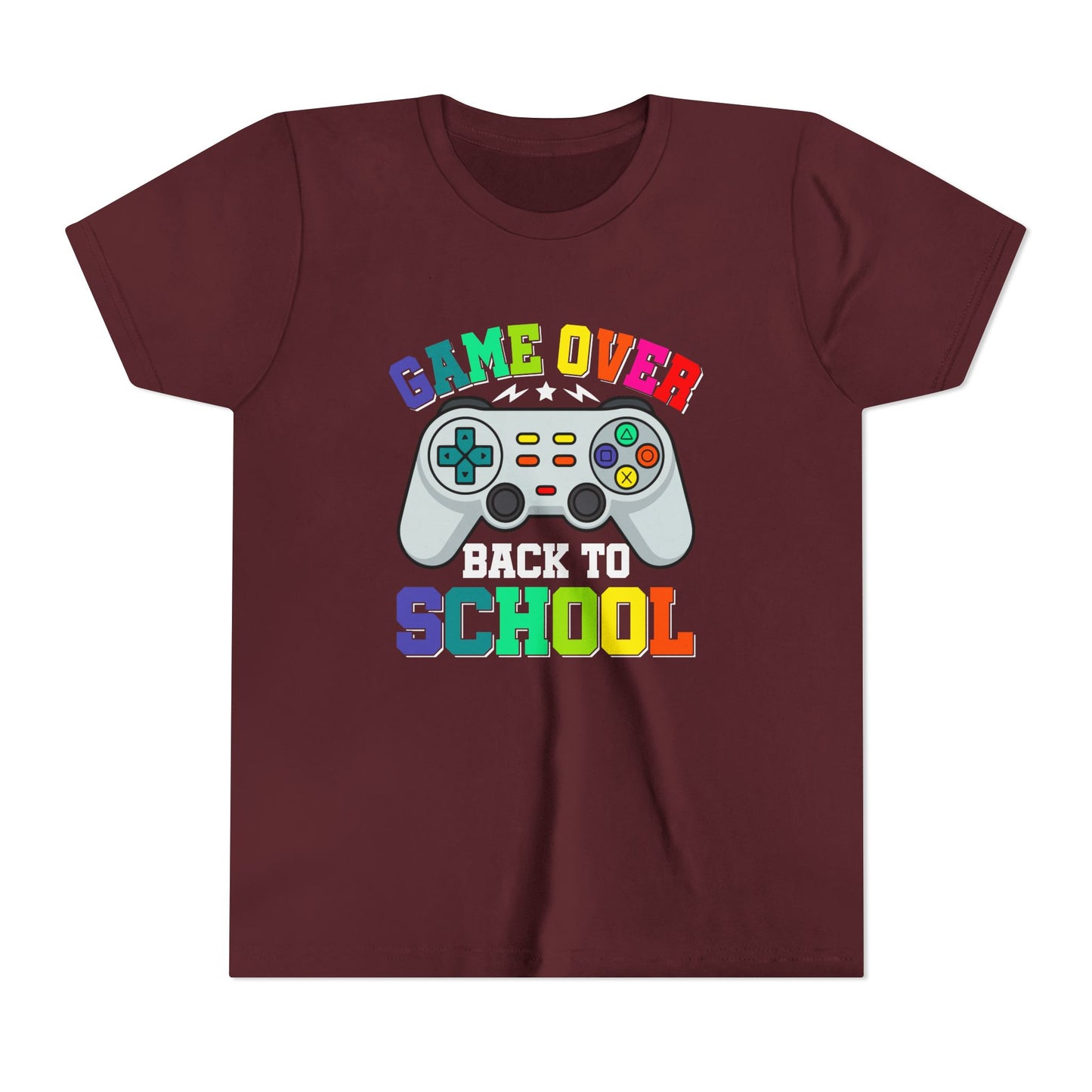 Game Over Back to School Tee for Kids