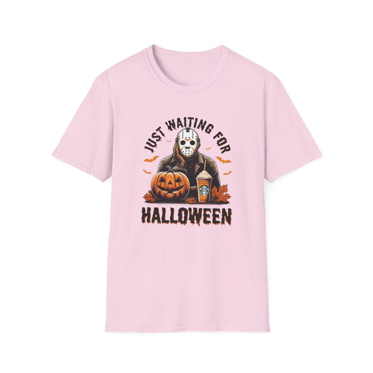 Just Waiting for Halloween Movie Graphic Tee, Unisex Softstyle T-Shirt