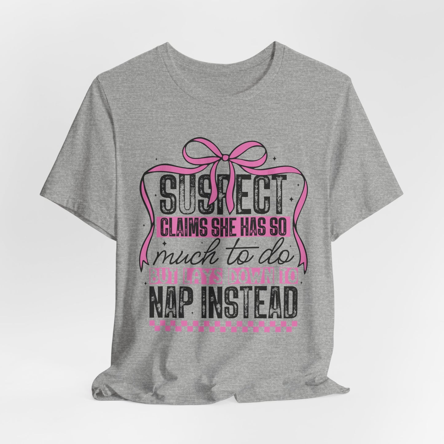 Funny Nap Instead Tee, Unisex Jersey Short Sleeve Shirt