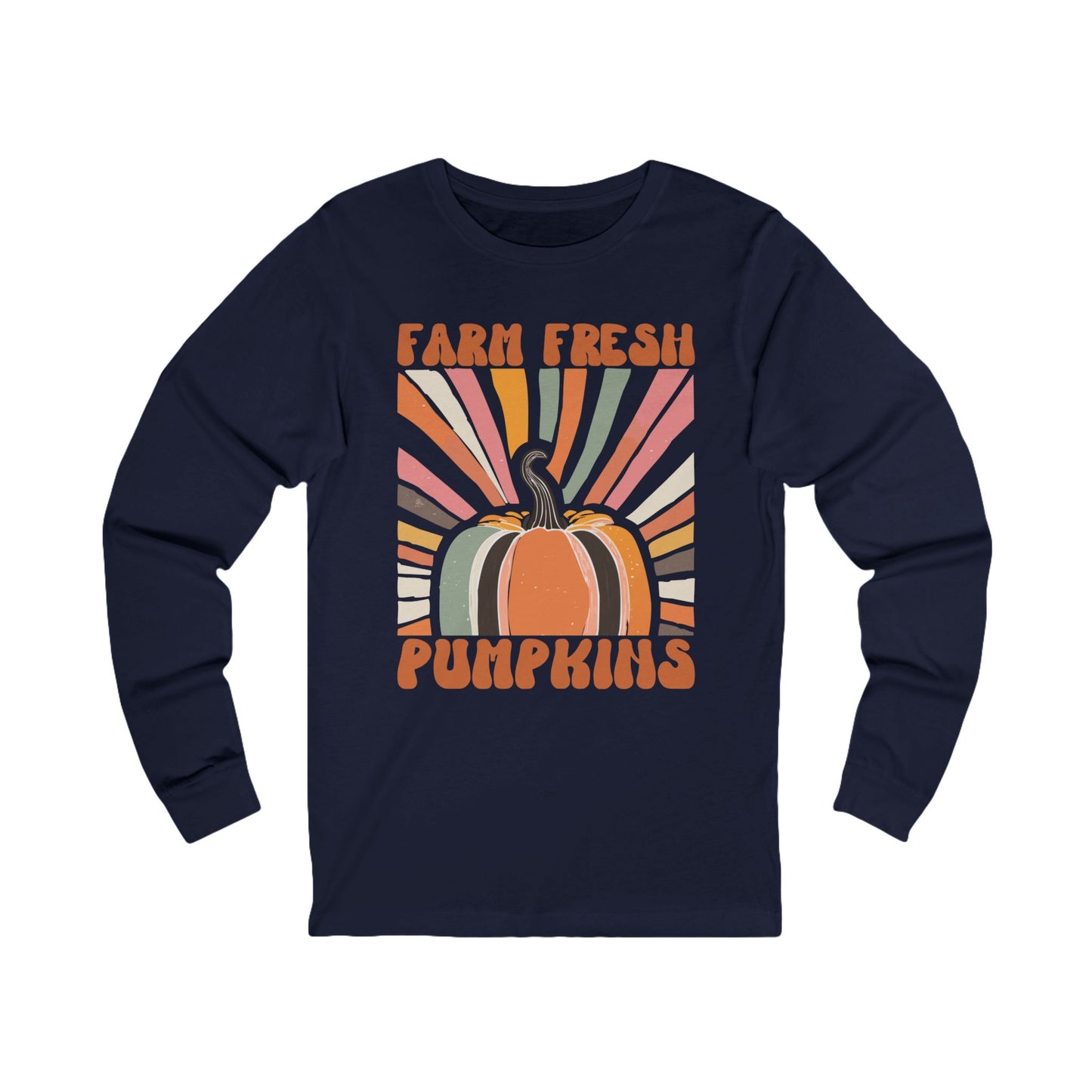 Farm Fresh Pumpkins Long Sleeve Tee