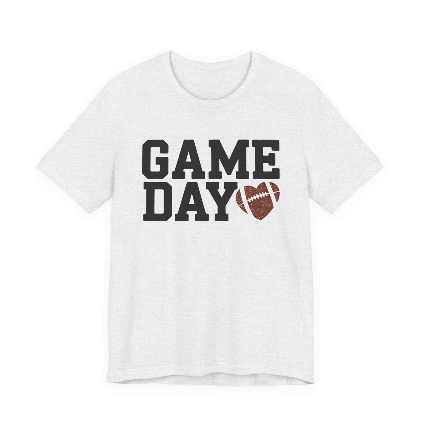 Game Day Football Heart Unisex Tee