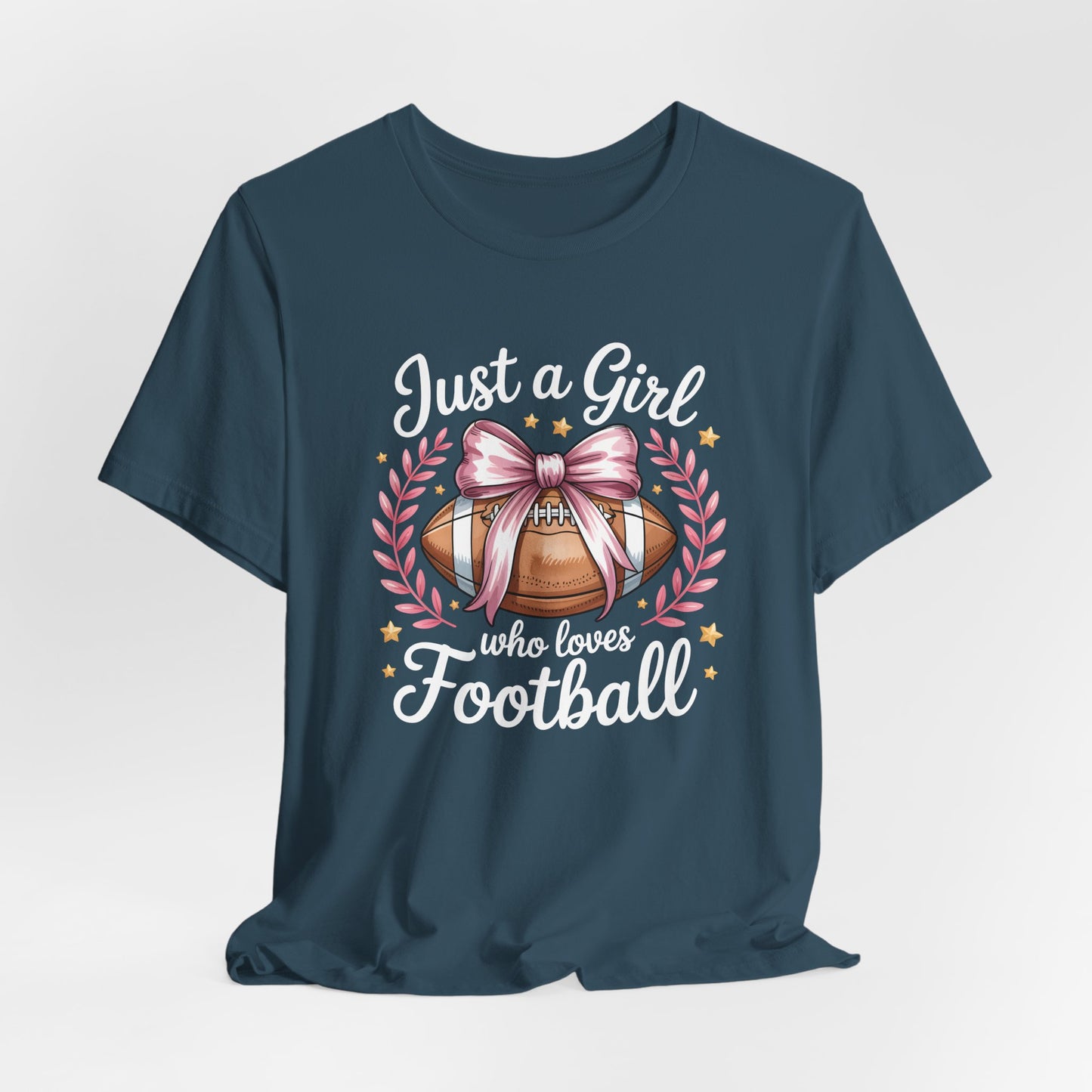 Just a Girl Who Loves Football Tee