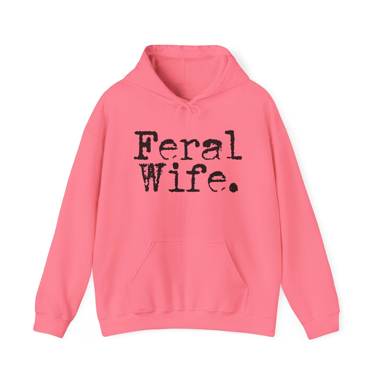 Feral Wife Hoodie - Unisex Heavy Blend™ Sweatshirt for Casual Style